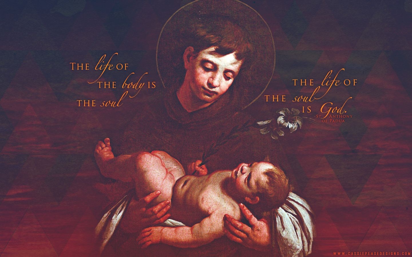 1440x900 St. Anthony Desktop Wallpaper. Cassie Pease Designs, Desktop