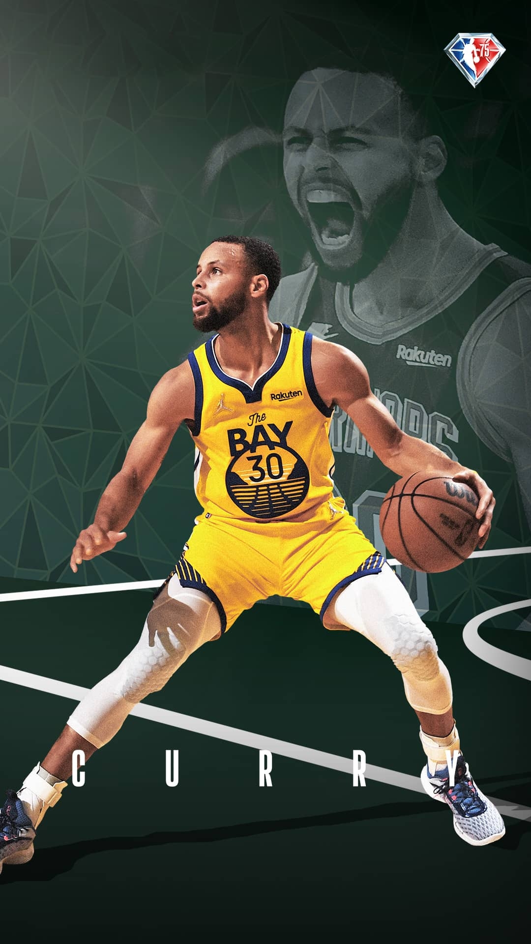 1080x1920 Wallpaper Golden State Warriors, Phone