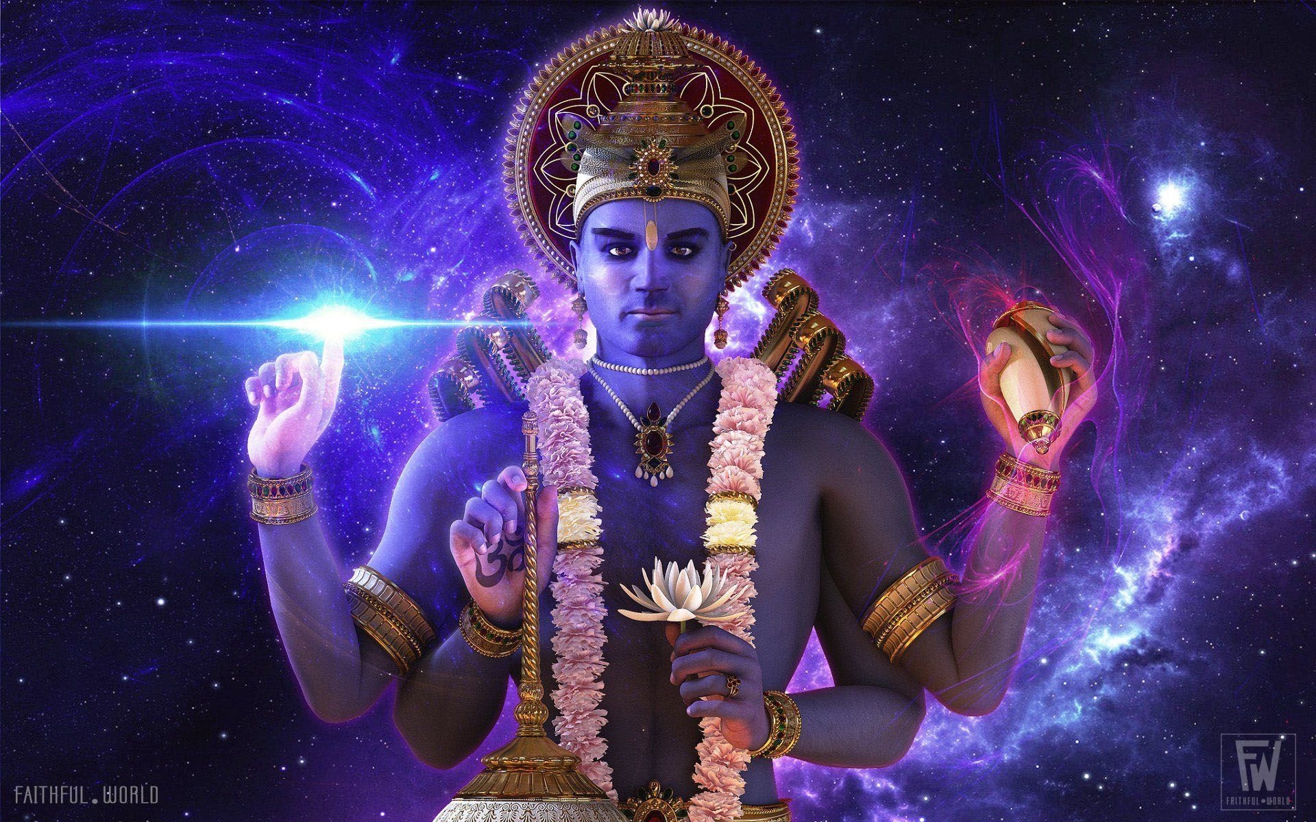 1920x1200 Lord Vishnu, Desktop