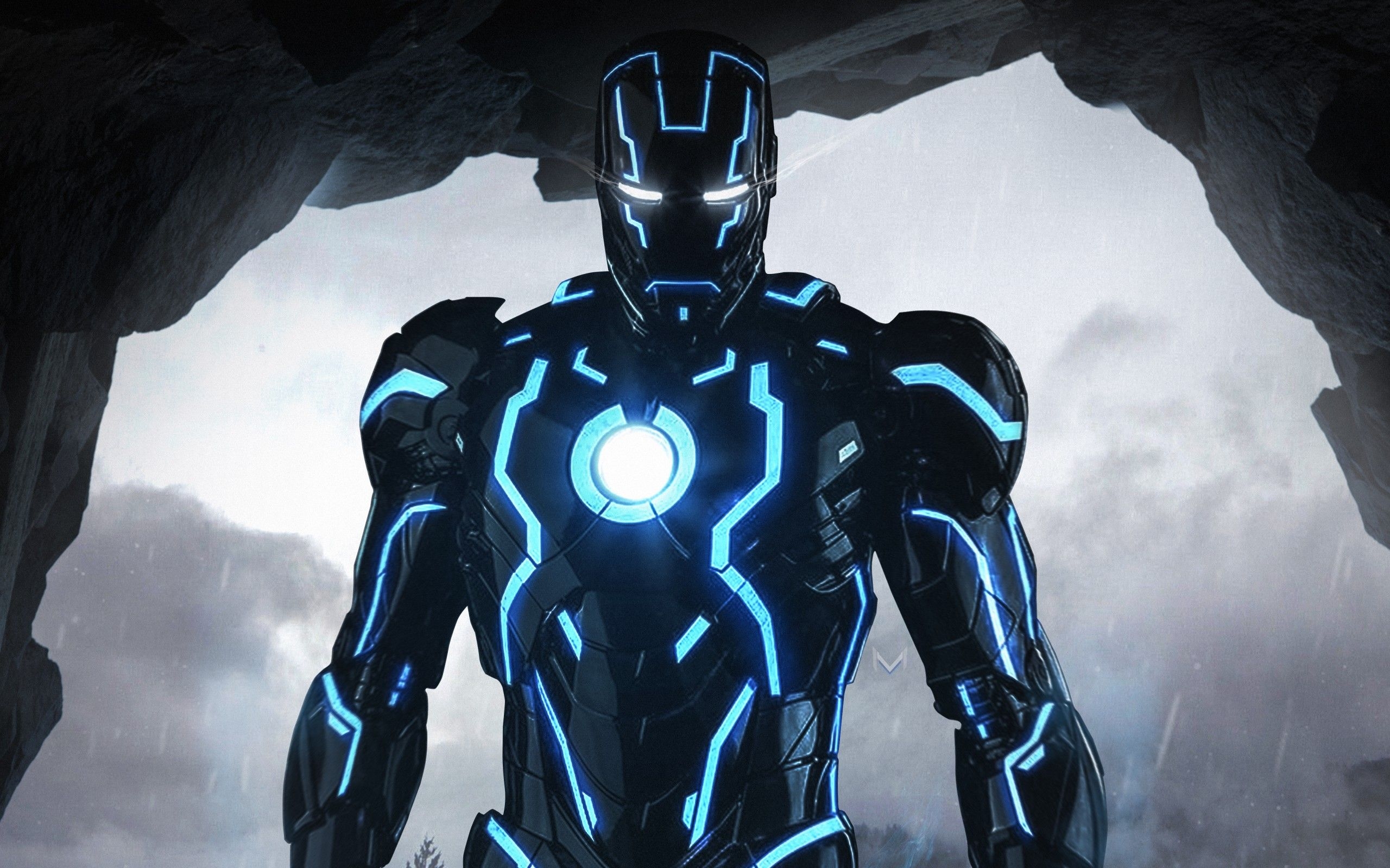 2560x1600 Neon Iron Man 4K Wallpaper  Hot Desktop and background for your PC and mobile, Desktop