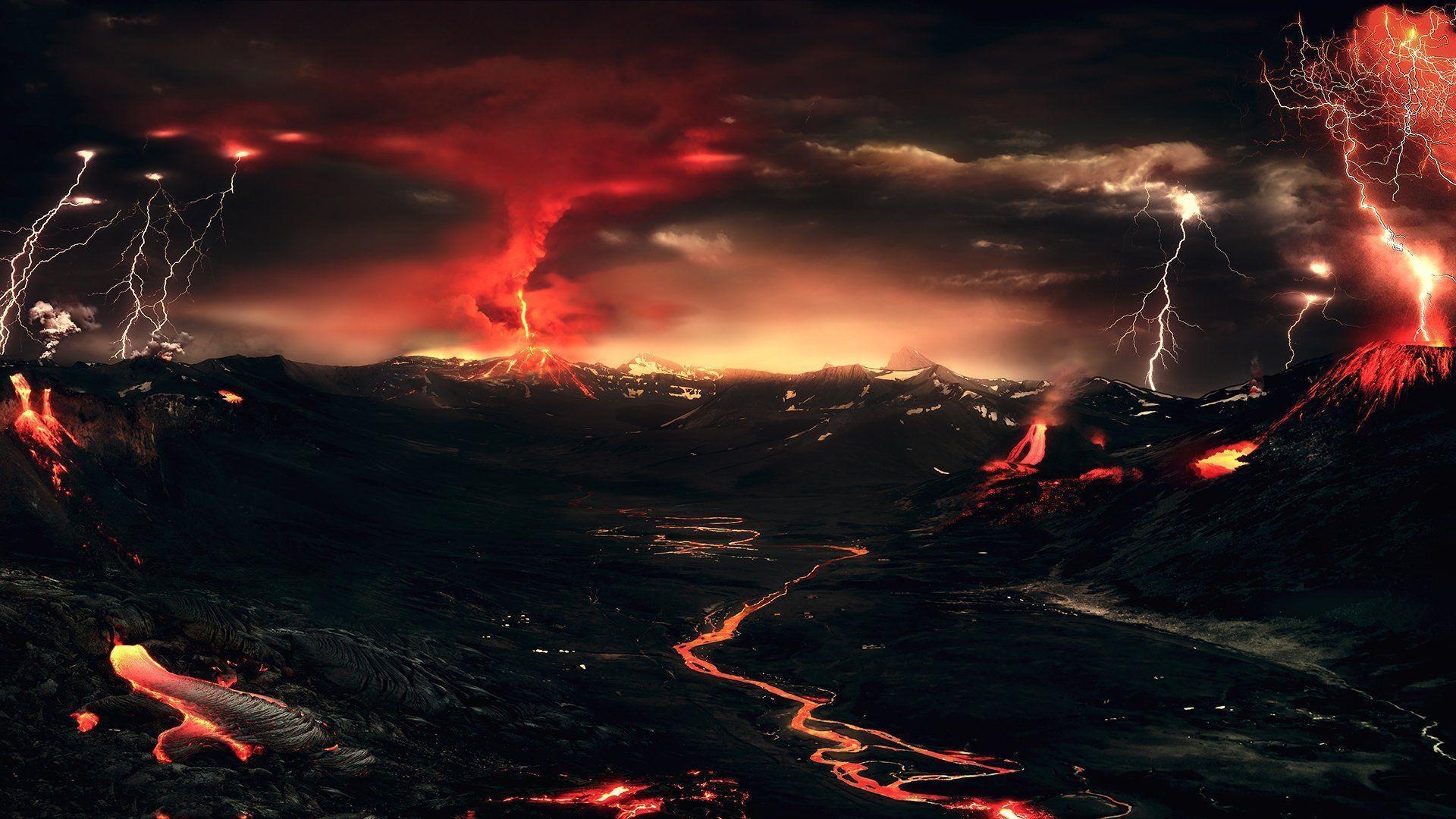 1920x1080 Volcano HD Wallpaper and Background Image, Desktop