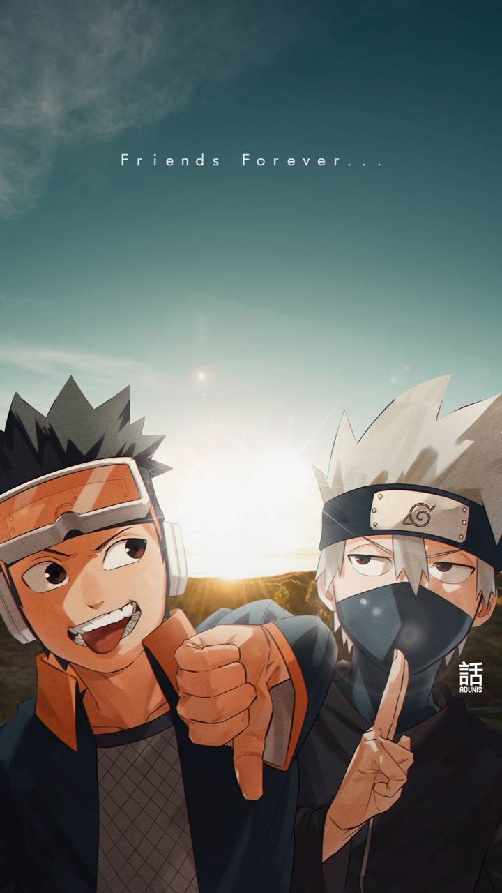 720x1280 Obito and Kakashi wallpaper, Phone