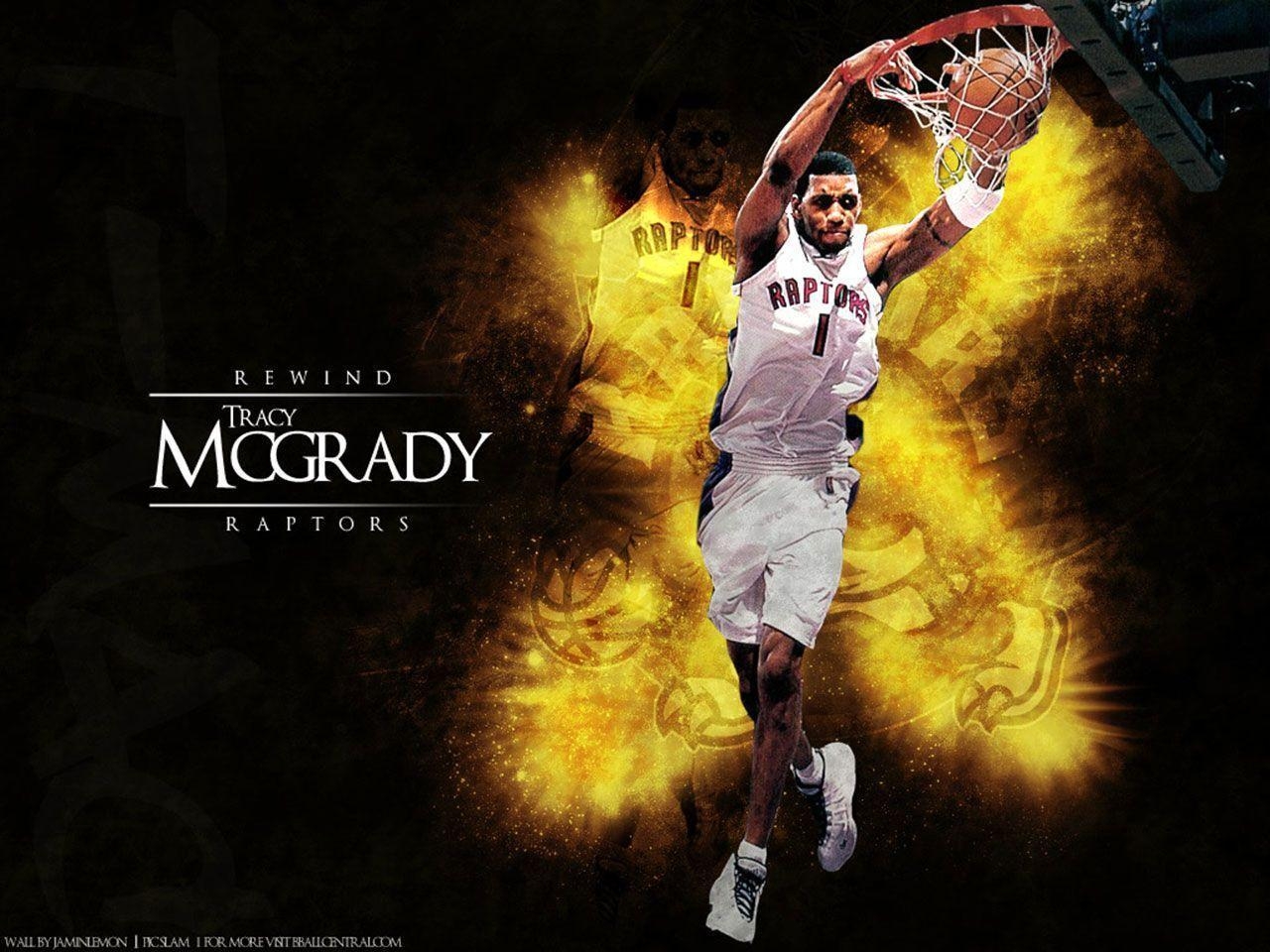 1280x960 Tracy McGrady Raptors Dunk Wallpaper, Desktop