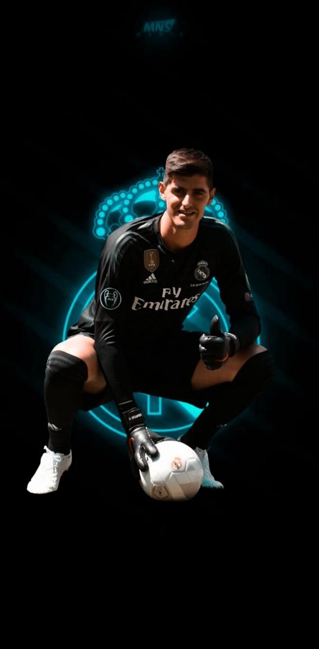 630x1280 Thibaut Courtois wallpaper, Phone