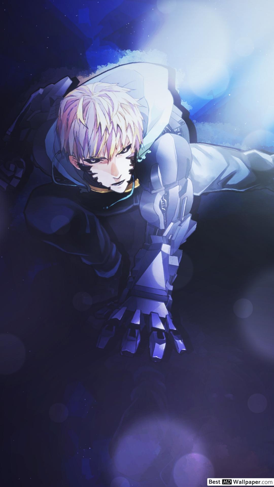 1080x1920 One punch man, genos HD wallpaper download, Phone