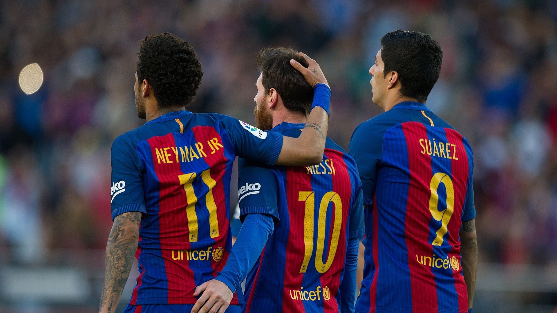 1920x1080 Messi, Suarez and Neymar gave Barcelona.goal.com, Desktop