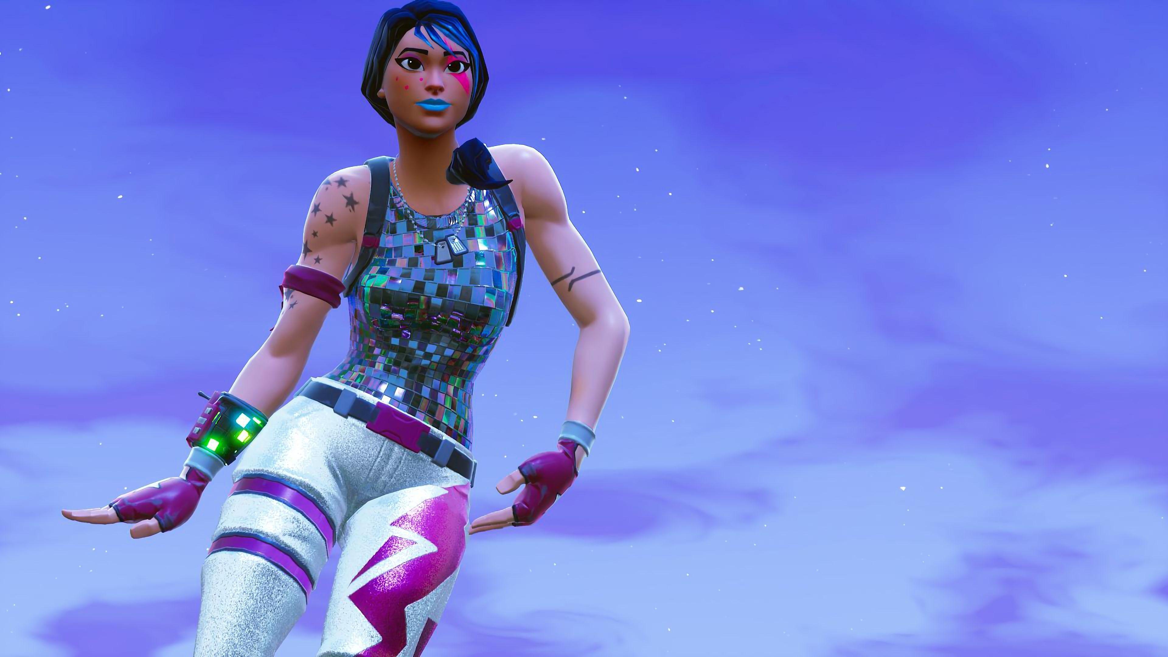 3840x2160 Sparkle Specialist, Dancing, Fortnite Battle Royale, Video Game, Desktop