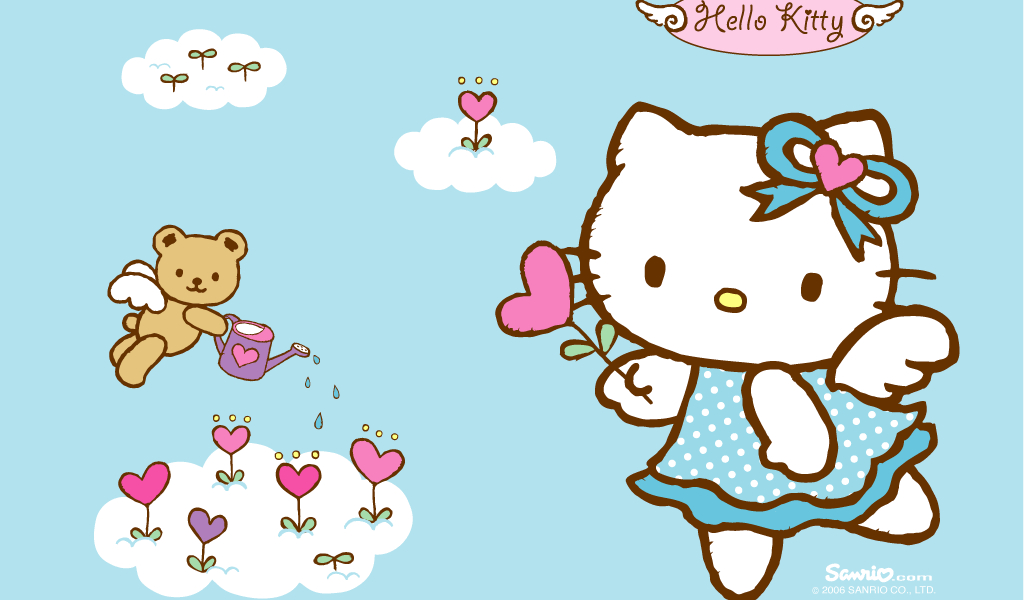 1030x600 New Hello Kitty wallpaper for netbooks and eeepcs =, Desktop