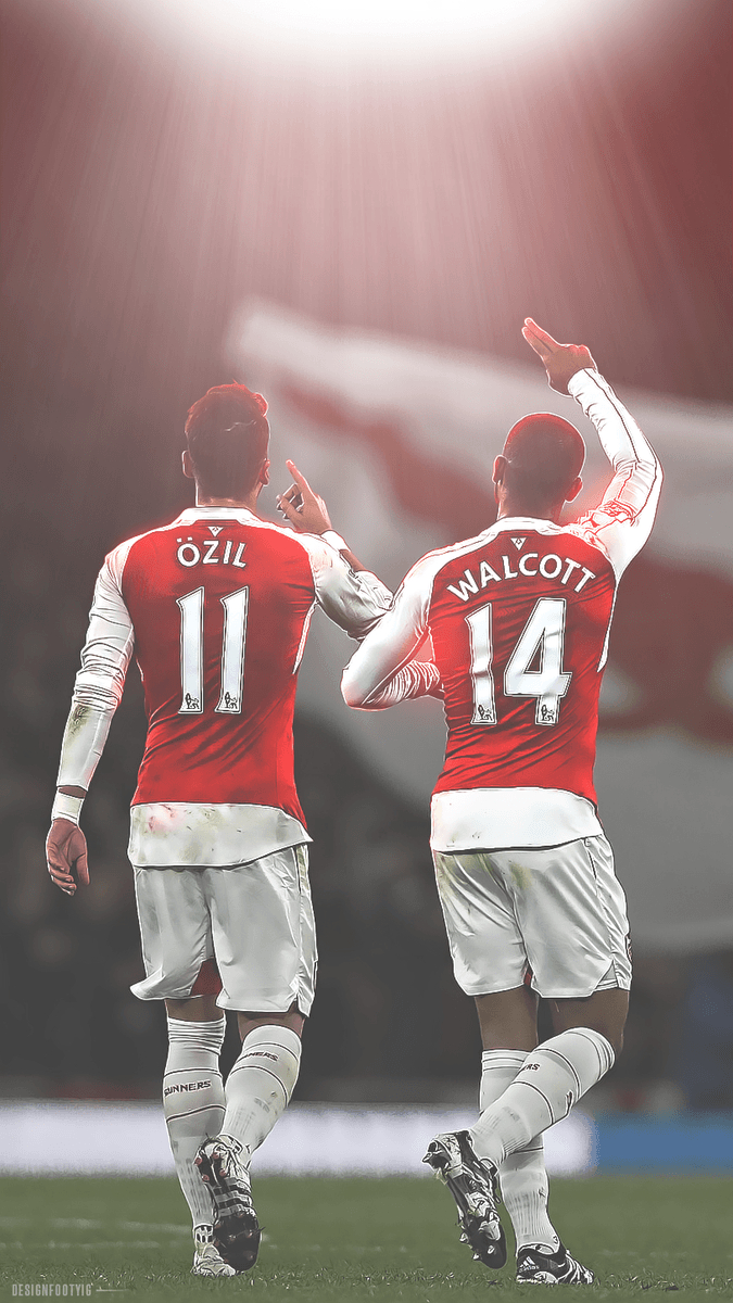 680x1200 Daniel #Ozil & Theo #Walcott. #AFC Phone, Phone