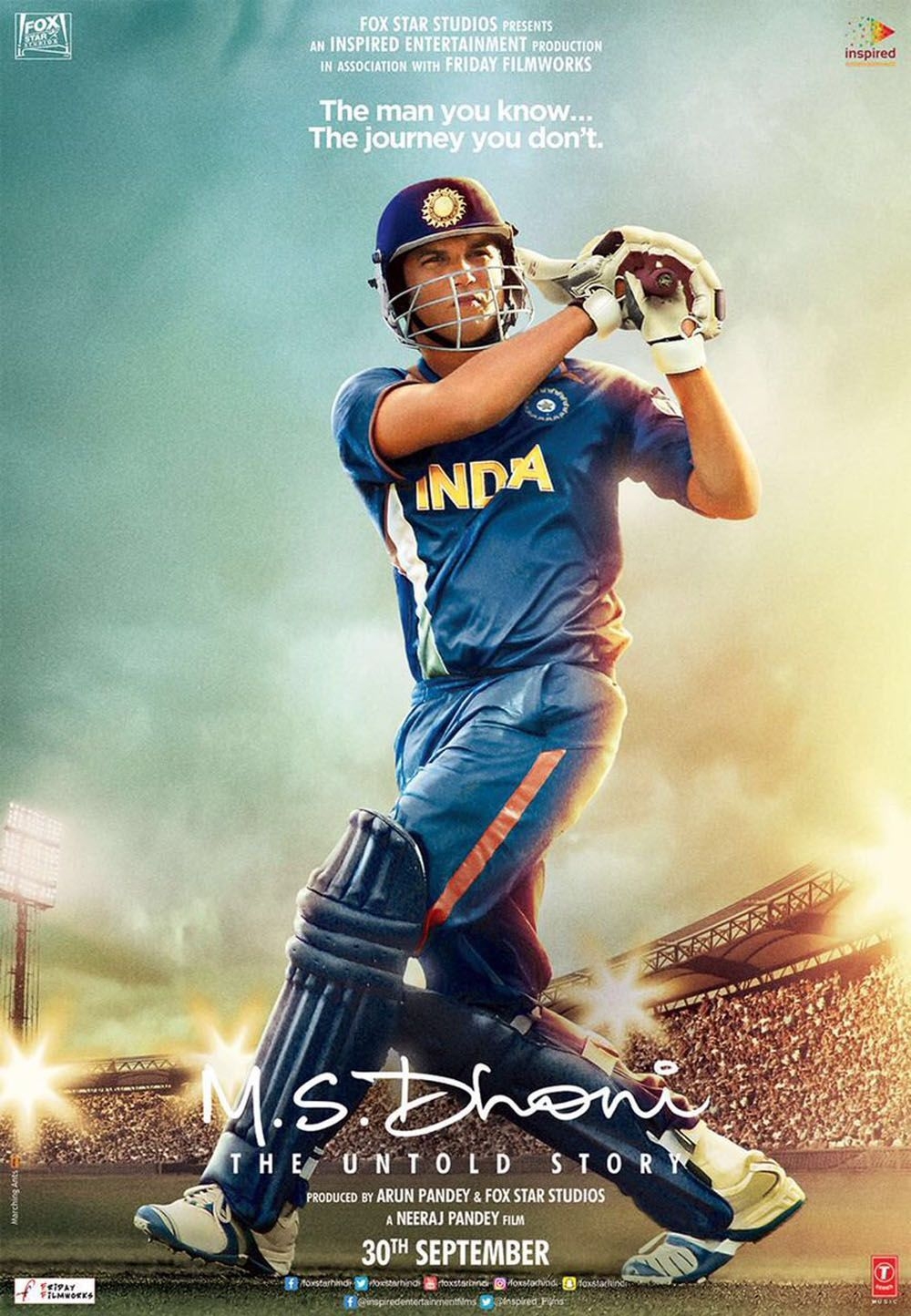 1000x1450 M.S. Dhoni: The Untold Story (2016). Full movies, Phone