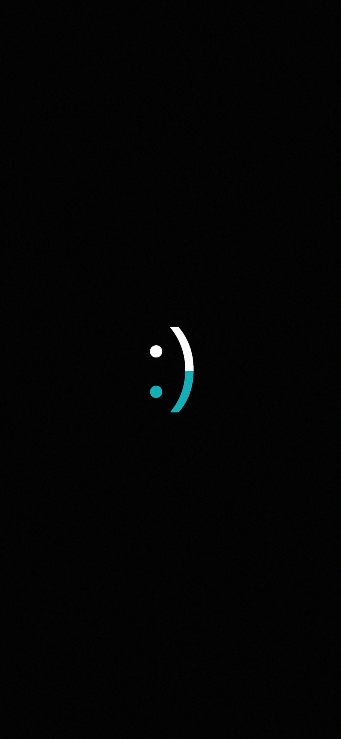 1130x2440 Smile Dark 4k iPhone XS, Phone