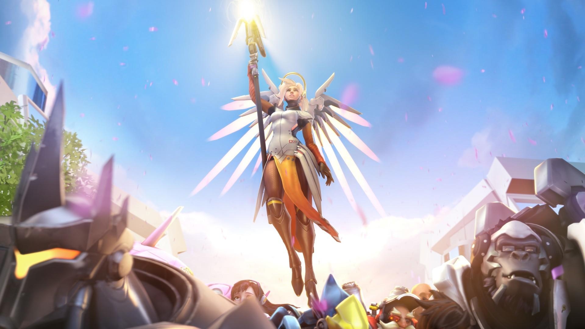 1920x1080 Overwatch Mercy 2 Wallpaper, Desktop