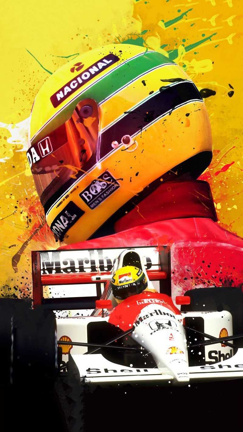 800x1430 Senna Wallpaper, Phone