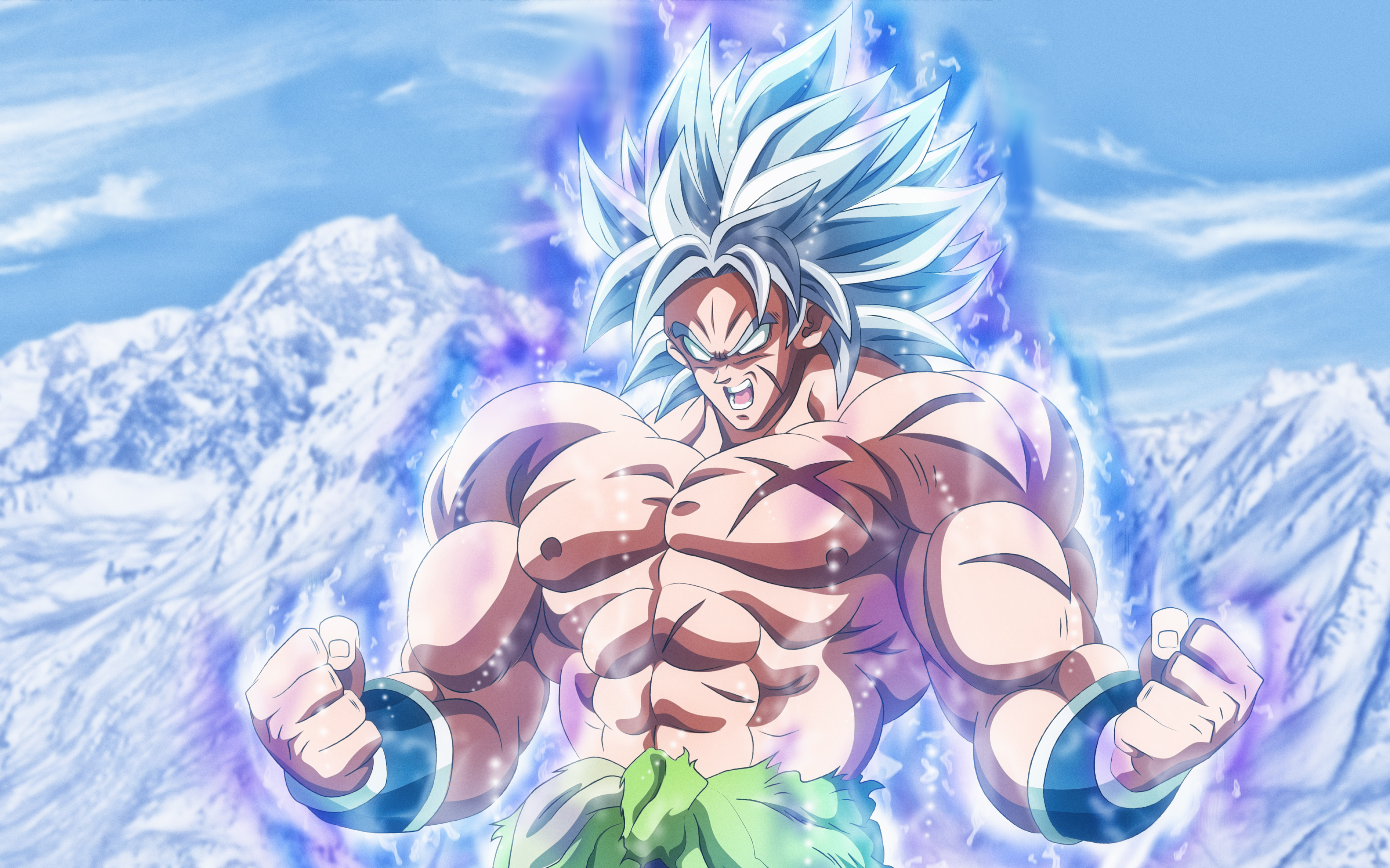 3840x2400 Download wallpaper Broly, 4k, mountains, Dragon Ball, DBS, Dragon Ball Super for desktop with resolution. High Quality HD picture wallpaper, Desktop