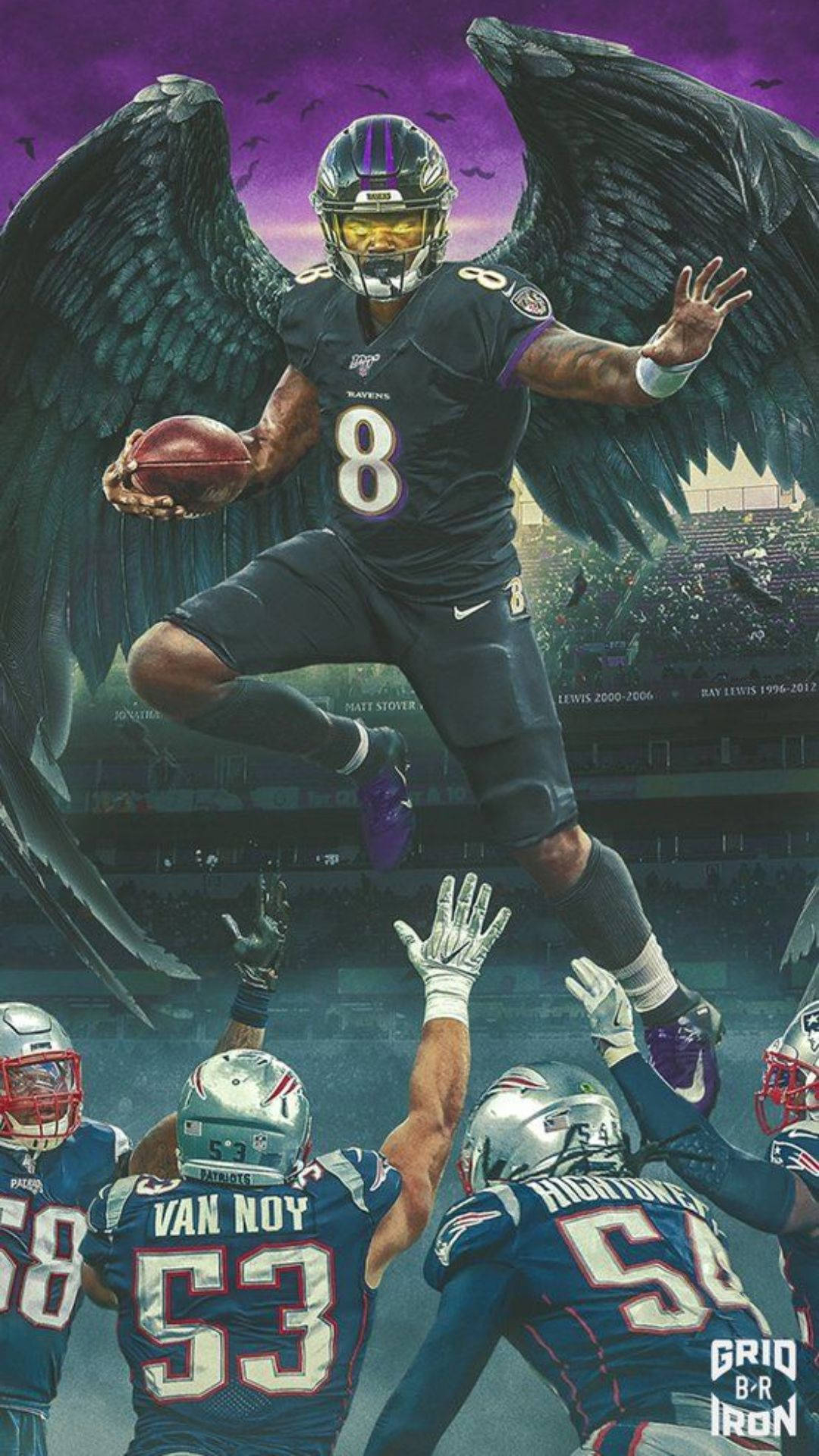 1080x1920 Download Baltimore Ravens show their, Phone