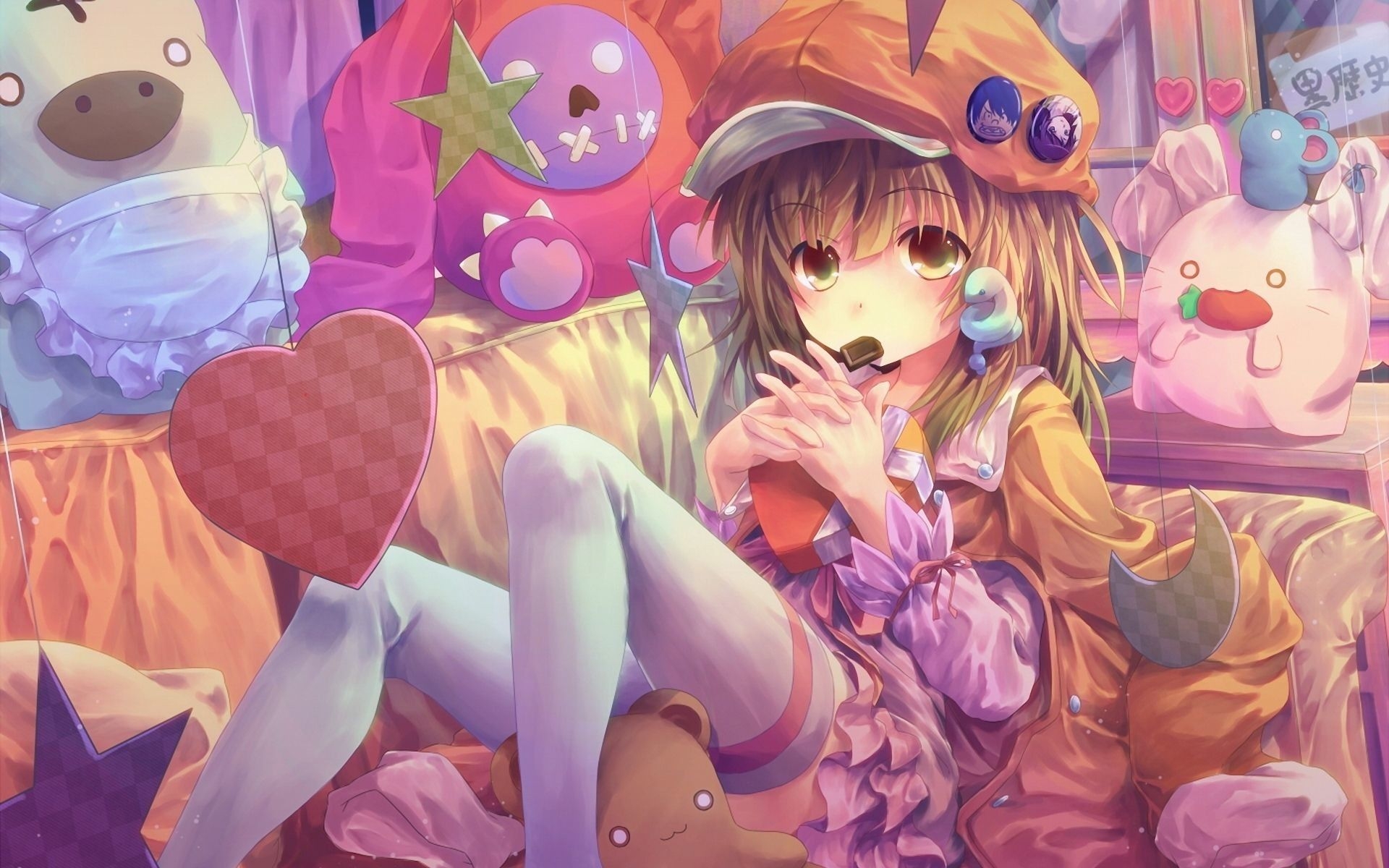 1920x1200 Anime Girl Kawaii Wallpaper HD, Desktop