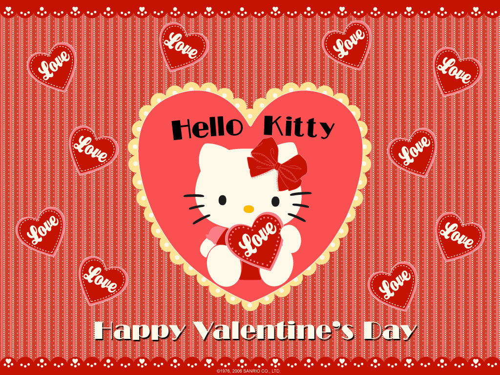 1030x770 Hello Kitty Valentine's Day Wallpaper, Desktop