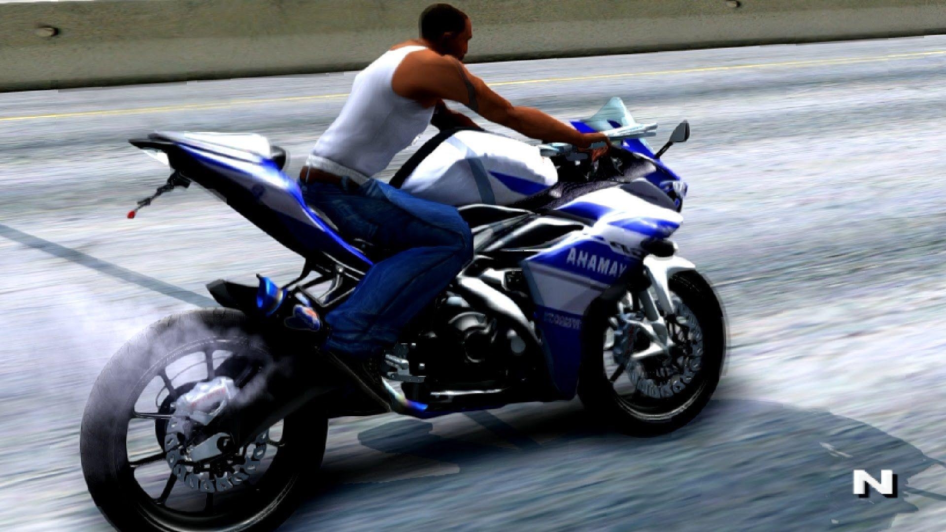 1920x1080 Yamaha YZF R 25 GP Edition 2014 San Andreas, Desktop