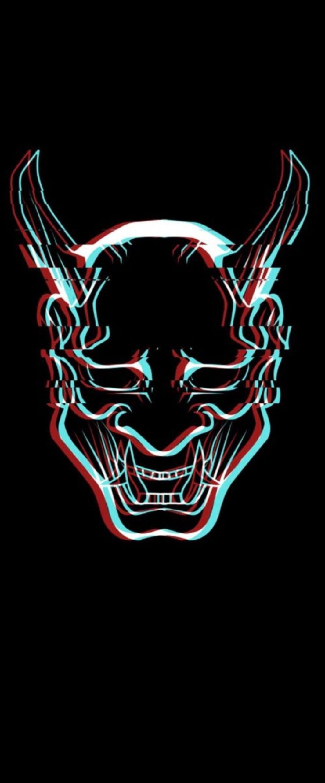 1070x2560 Oni Mask iPhone Wallpaper 4k, Phone