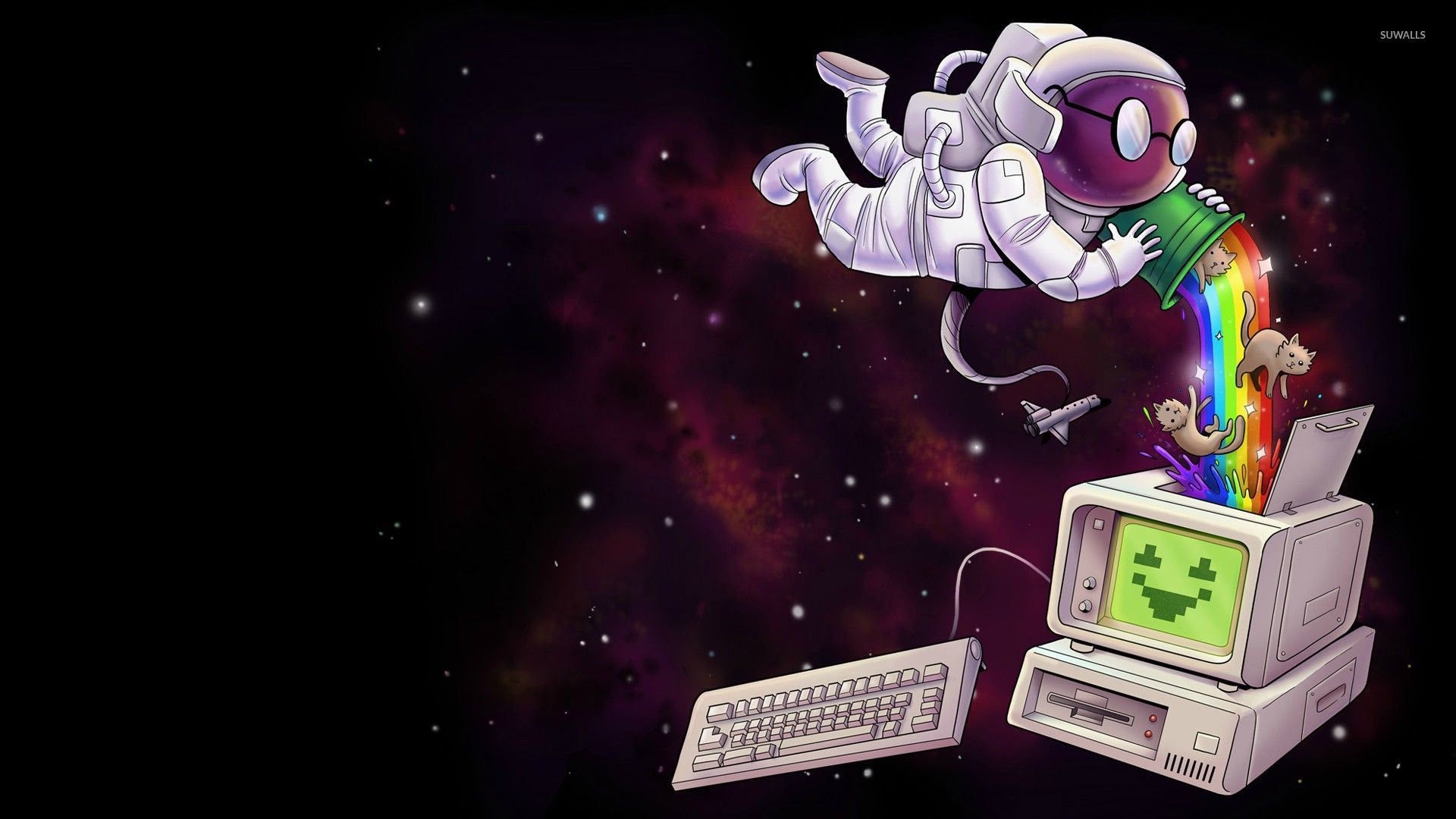 1920x1080 Cute Astronaut Wallpaper, Desktop