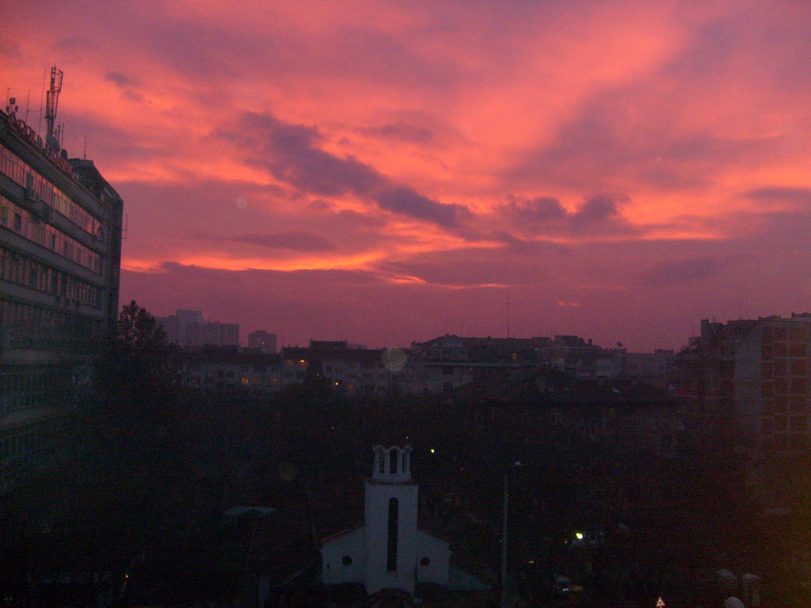 2820x2120 Sunsets: Bulgaria Clouds Sunset Nature Sofia Pink Sky Photography, Desktop