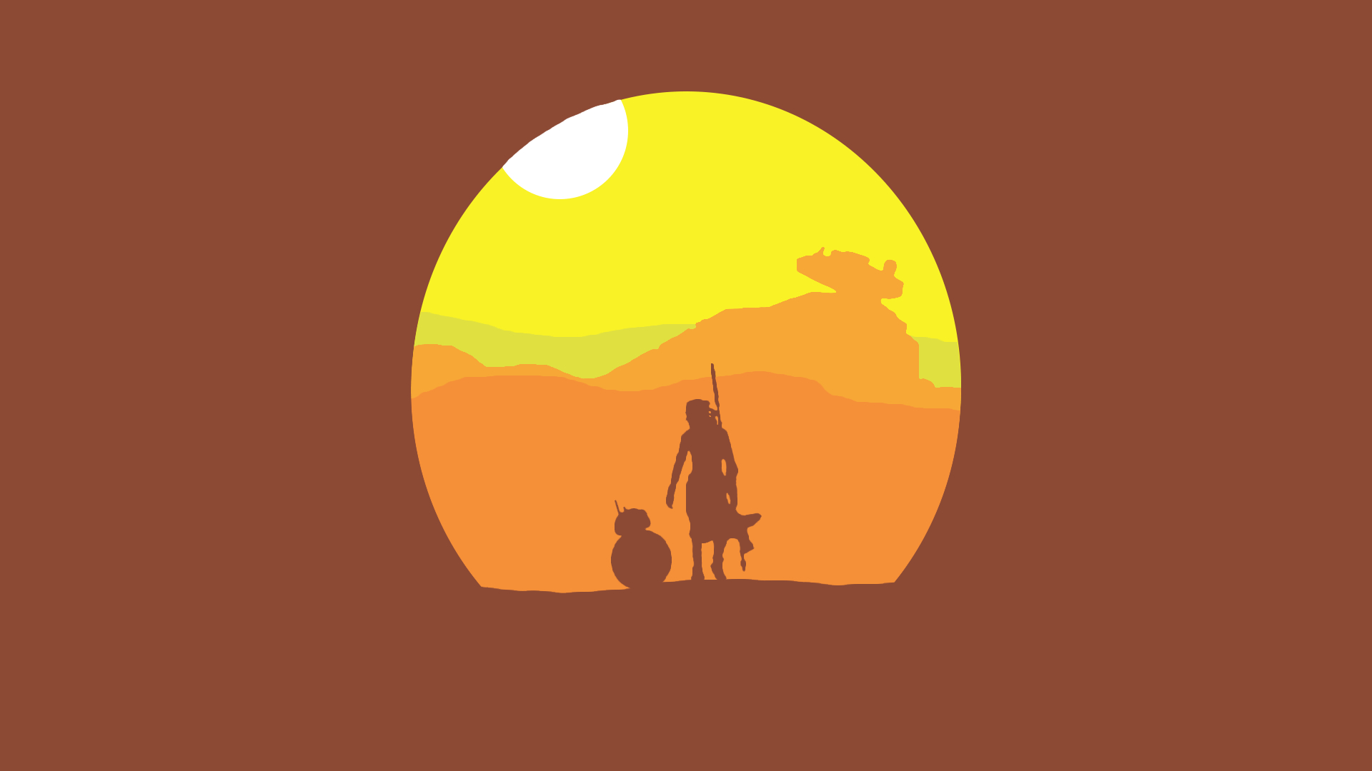 1920x1080 Minimal Star Wars Wallpaper. Star wars wallpaper, Minimalist wallpaper, Star wars, Desktop