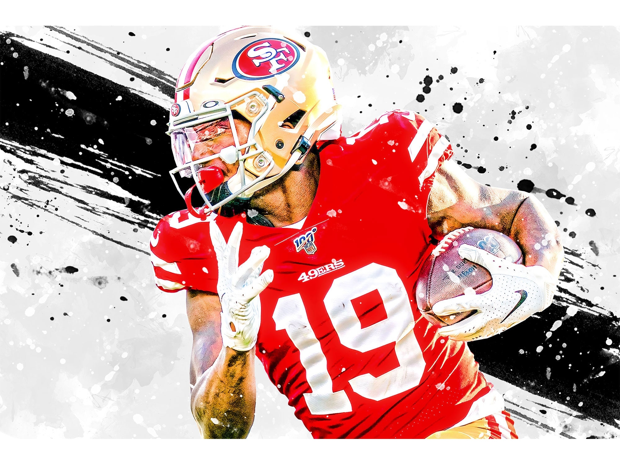 2000x1500 Deebo Samuel San Francisco 49ers Poster Print Sports Art, Desktop