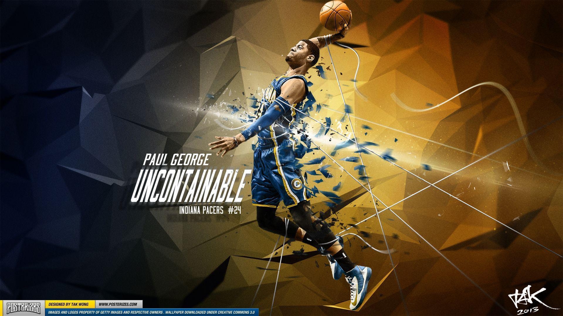 1920x1080 Paul George 'Uncontainable' Wallpaper. Posterizes.com, Desktop