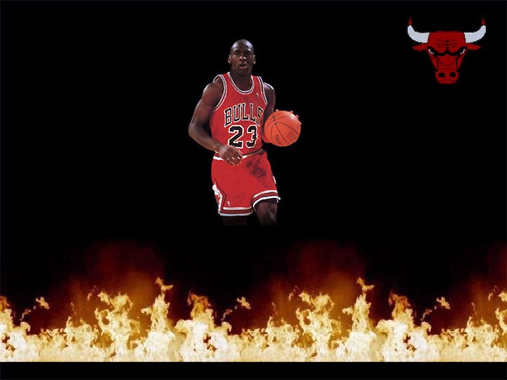 1030x770 Michael Jordan With Fire, Desktop