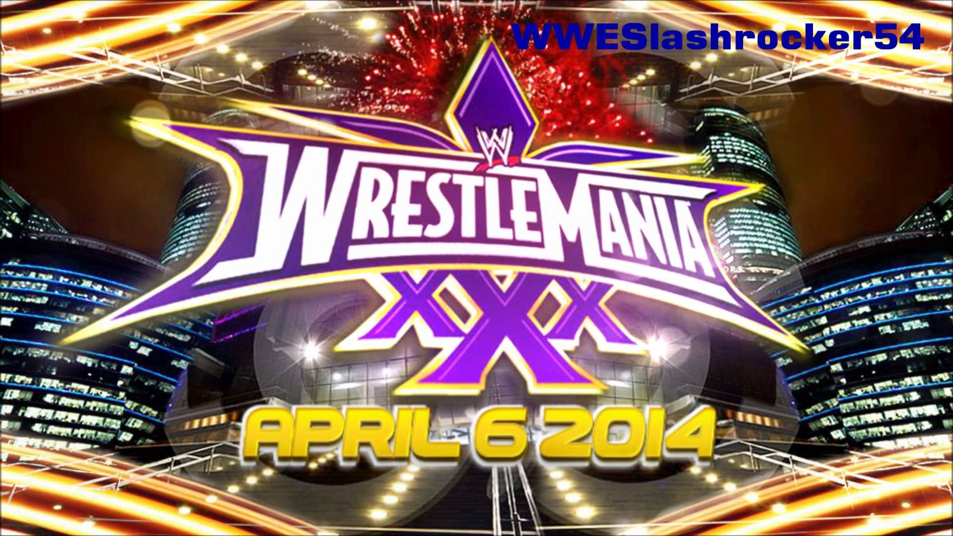 1920x1080 Wrestlemania 30 Official Wallpaper + Official Theme Song Let it, Desktop