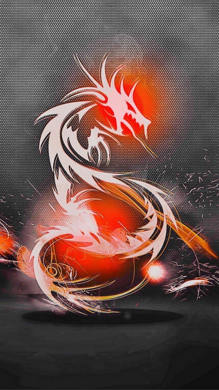 750x1340 iPhone Wallpaper Dragon, Phone