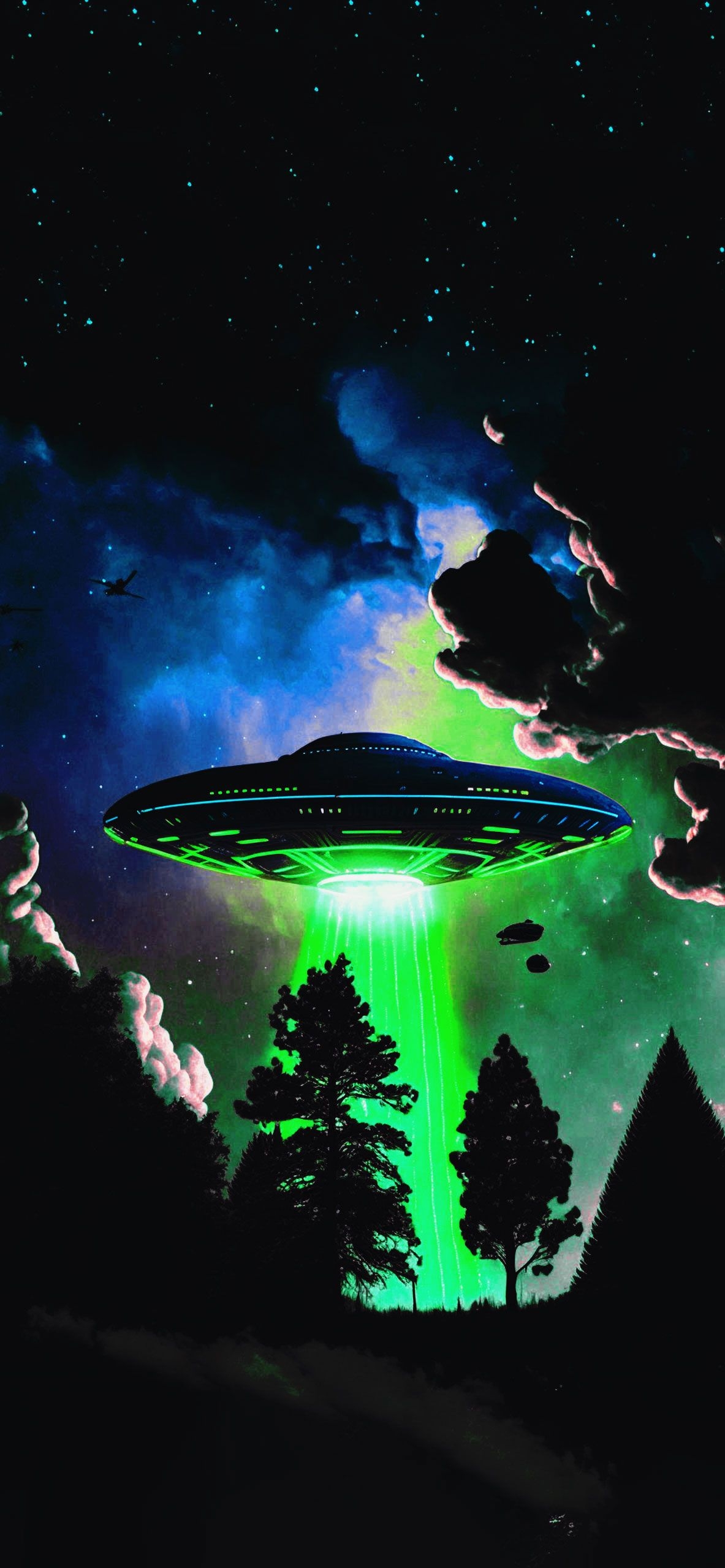 1190x2560 4K Ufo Wallpaper Explore more Alien, Phone