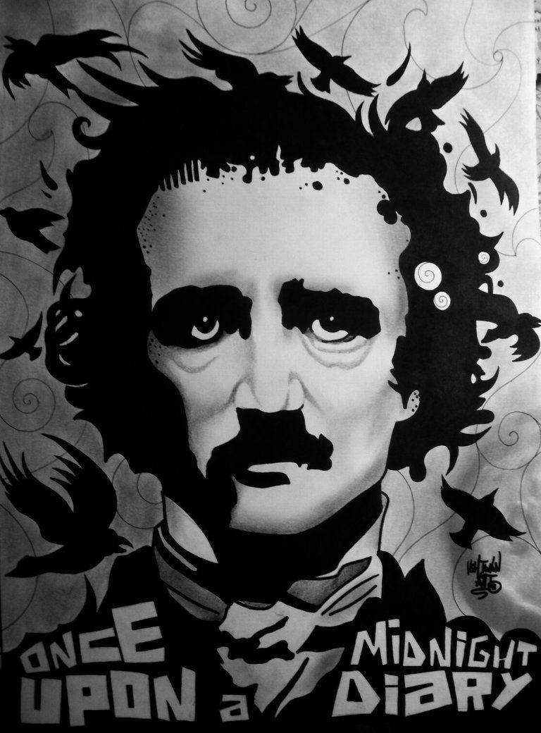 770x1040 Edgar Allan Poe By Yshtwan Art, Phone