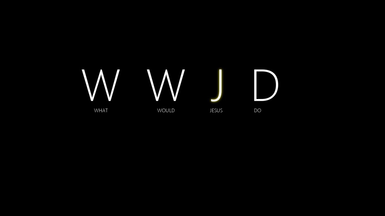 1280x720 WWJD Gregory. Wwjd, What would, Desktop