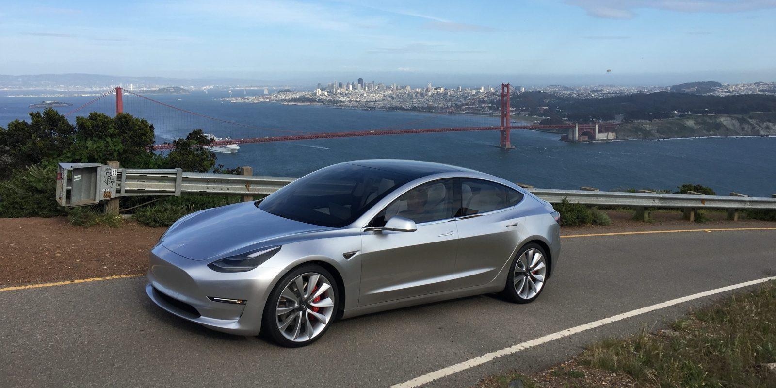 1600x800 Tesla Model 3 Wallpaper, Dual Screen