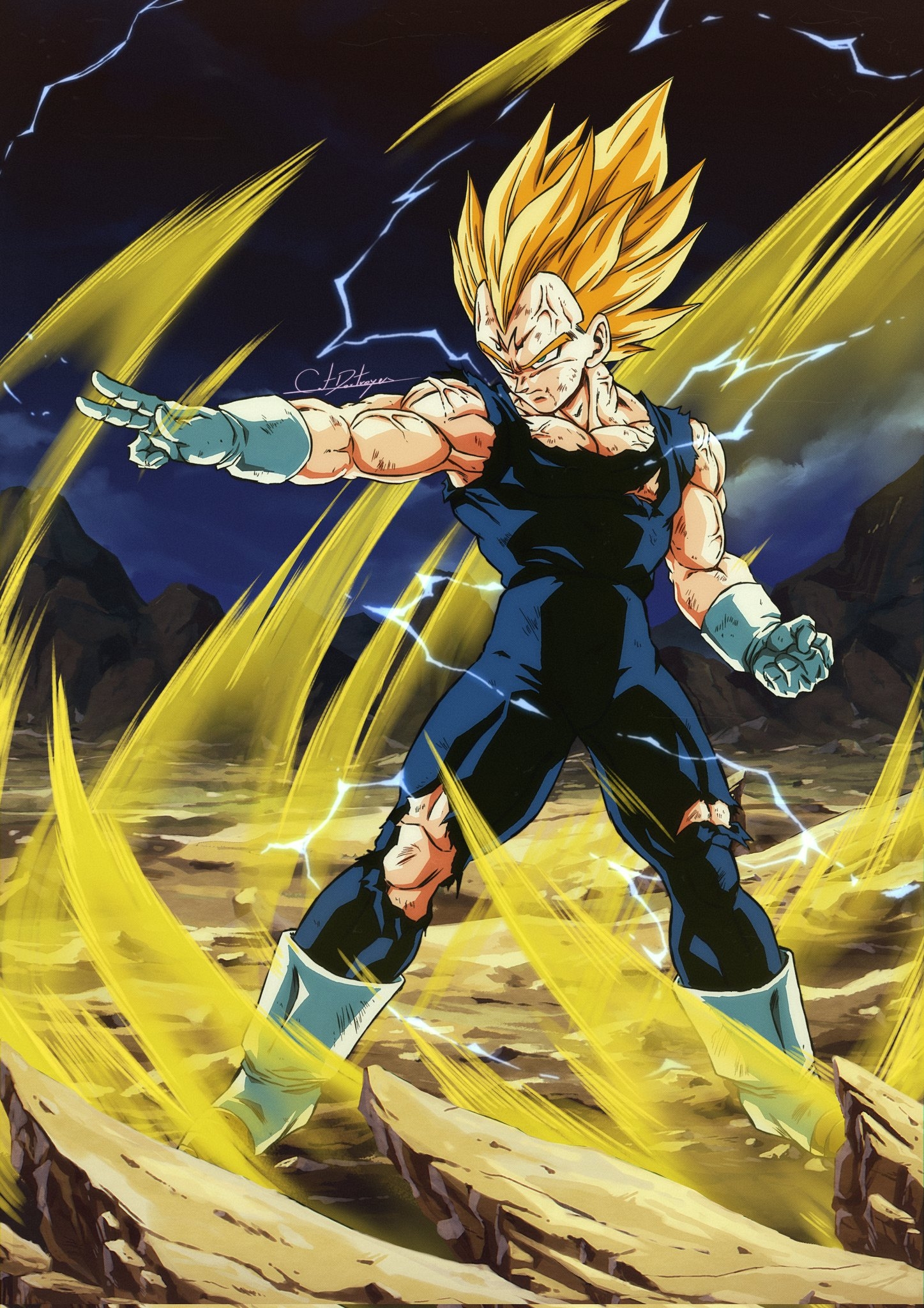 1450x2050 Majin vegeta..... #DragonBall, Phone