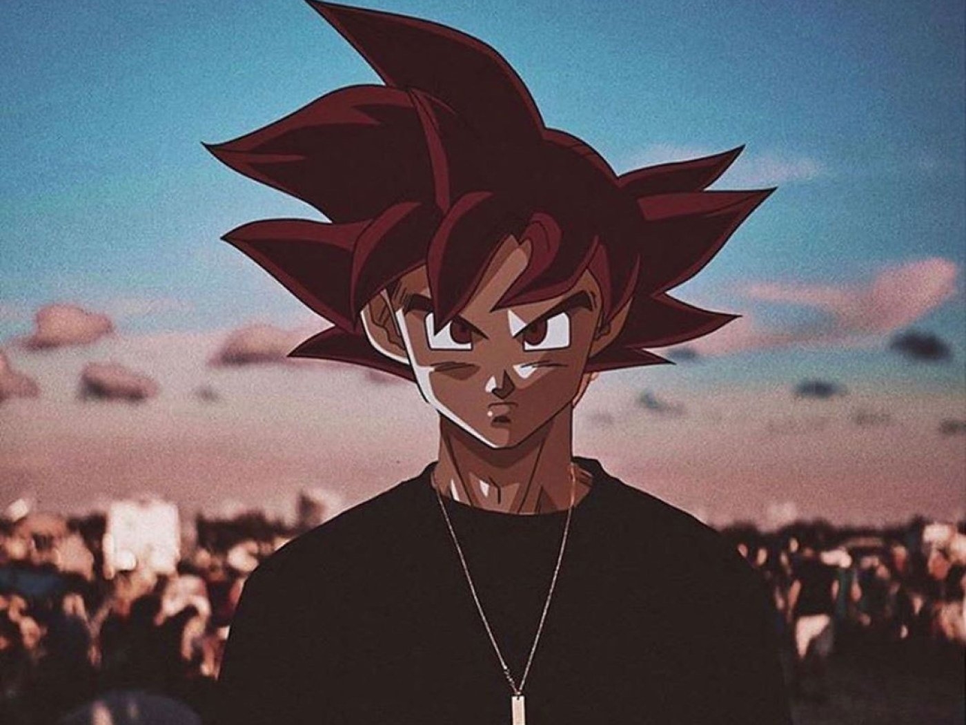 1400x1050 Drip Goku Wallpaper, Black Shirt • Wallpaper For You, Desktop