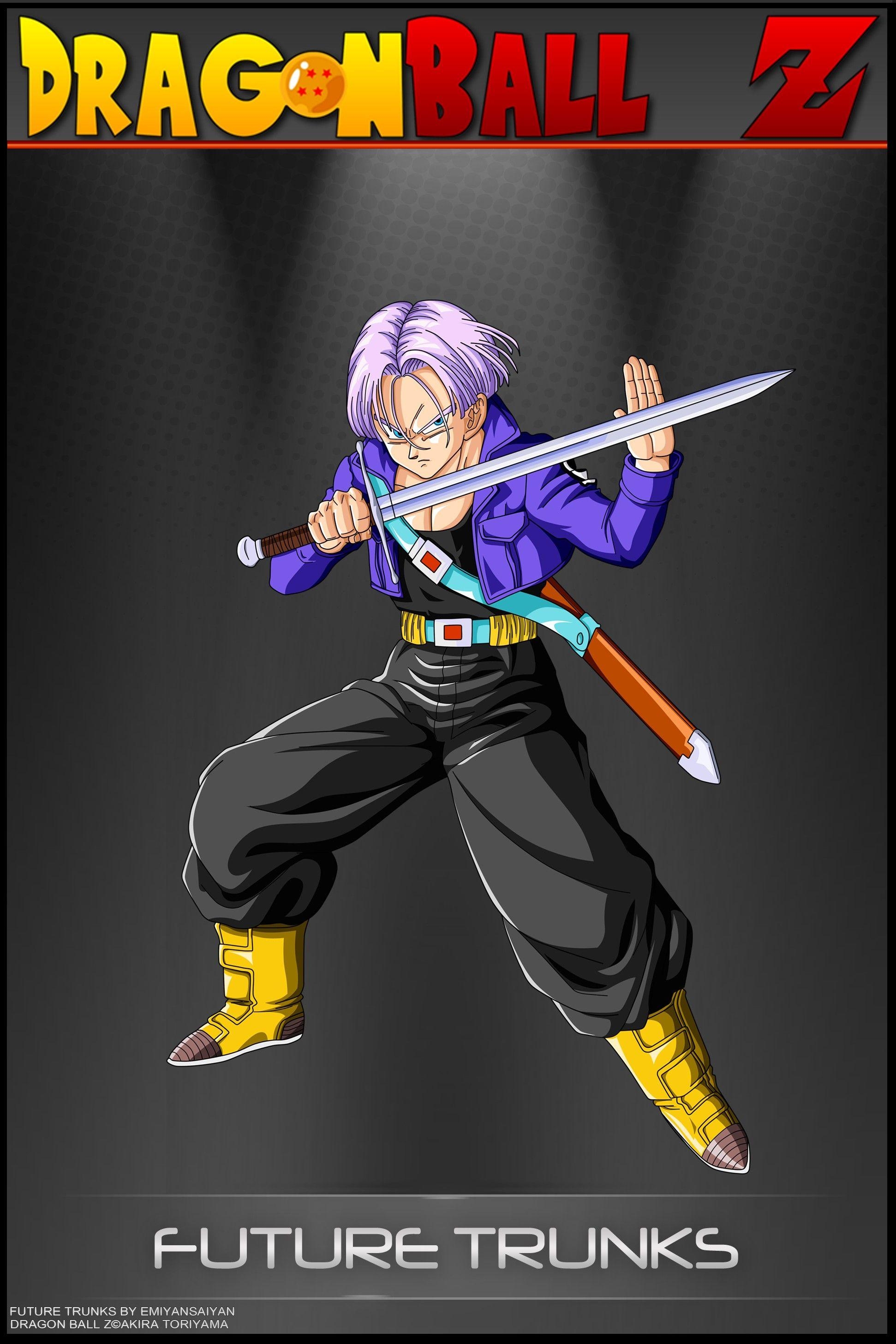 1950x2920 Dragon Ball Z Trunks Wallpaper, Phone