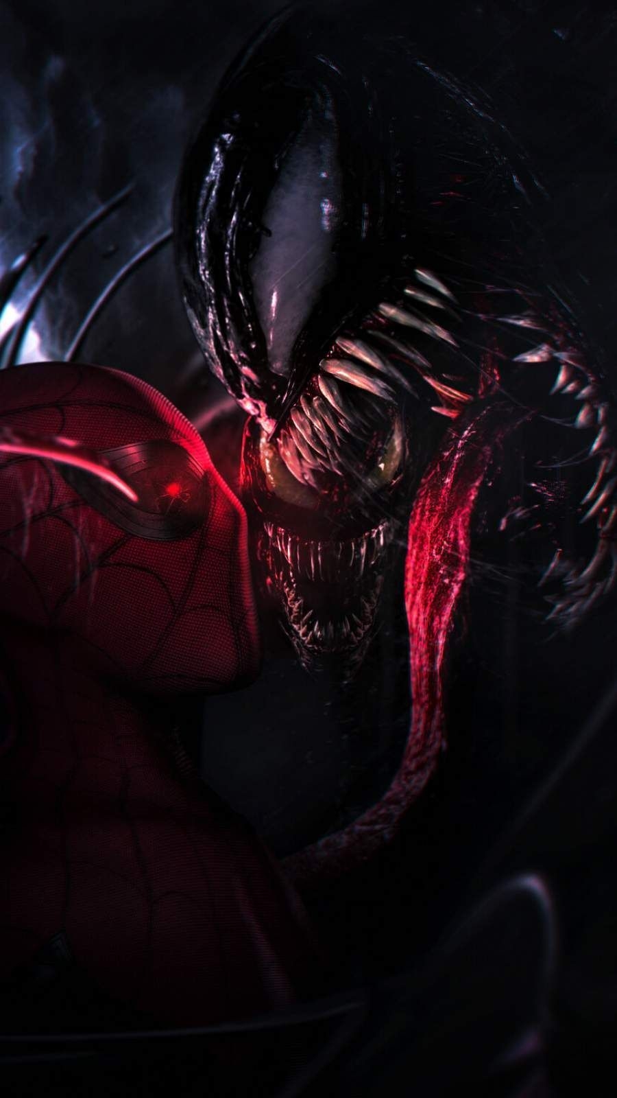 900x1600 Spidey vs Venom iPhone Wallpaper. Marvel comics wallpaper, Marvel venom, Spiderman art, Phone