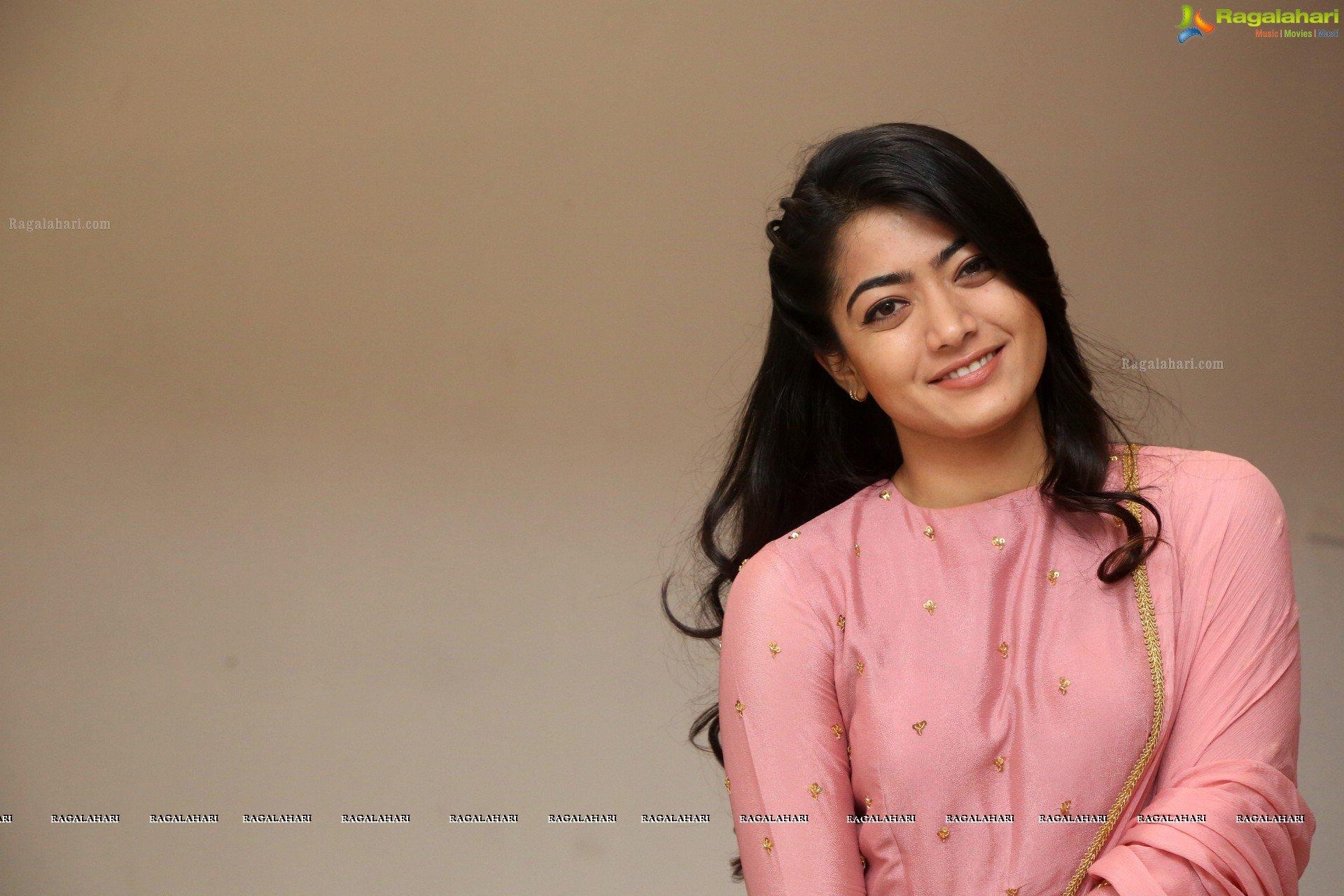 1920x1280 Rashmika Mandanna at Chalo Thanks Meet (HD) Image 26. Telugu Cinema, Desktop