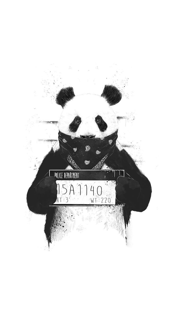 750x1400 The iPhone Wallpaper Bad panda, Phone