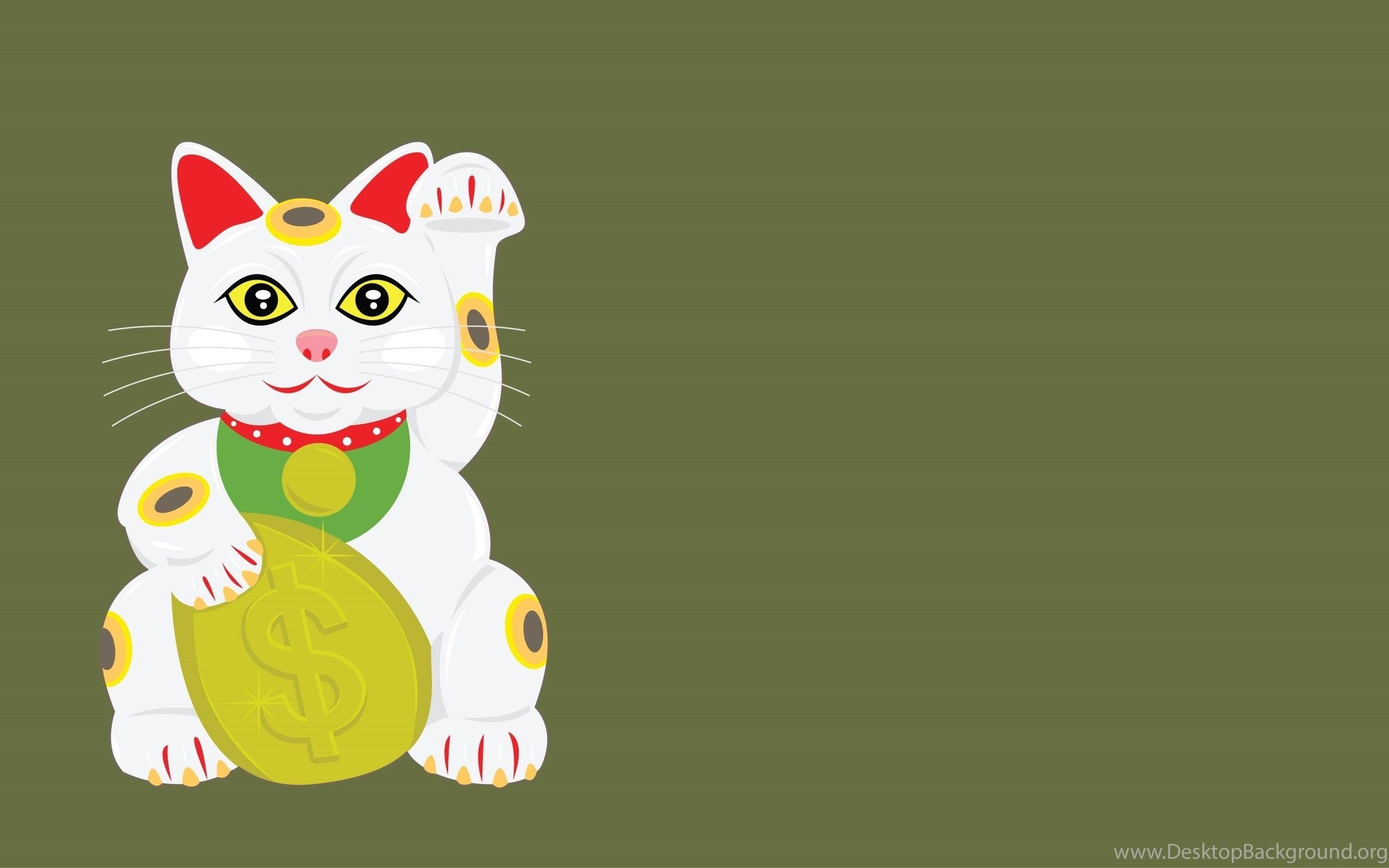 2560x1600 Japanese Lucky Cat Wallpaper, Desktop