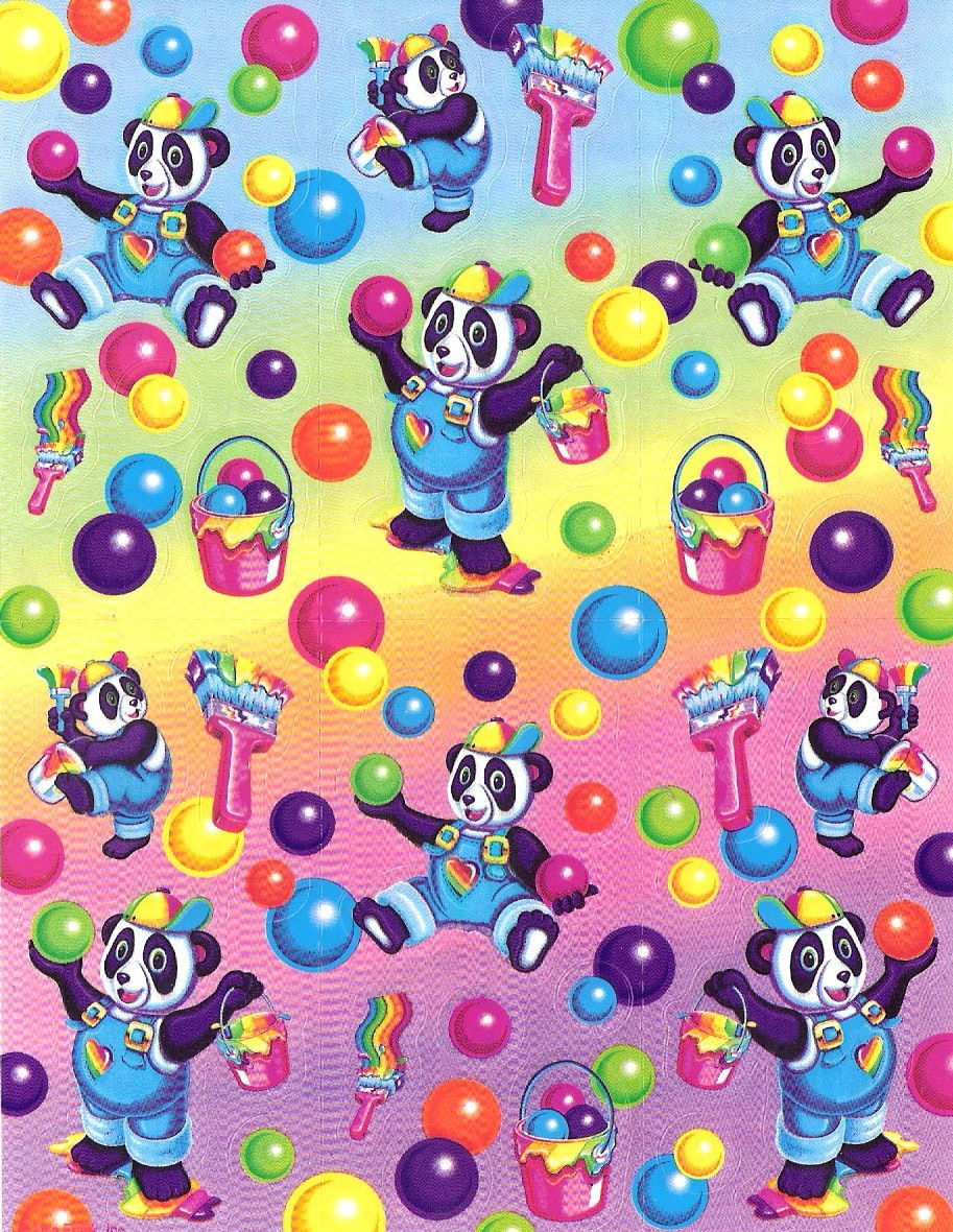 920x1180 Free download lisafrankswag Panda Painter Lisa Frank Party, Phone