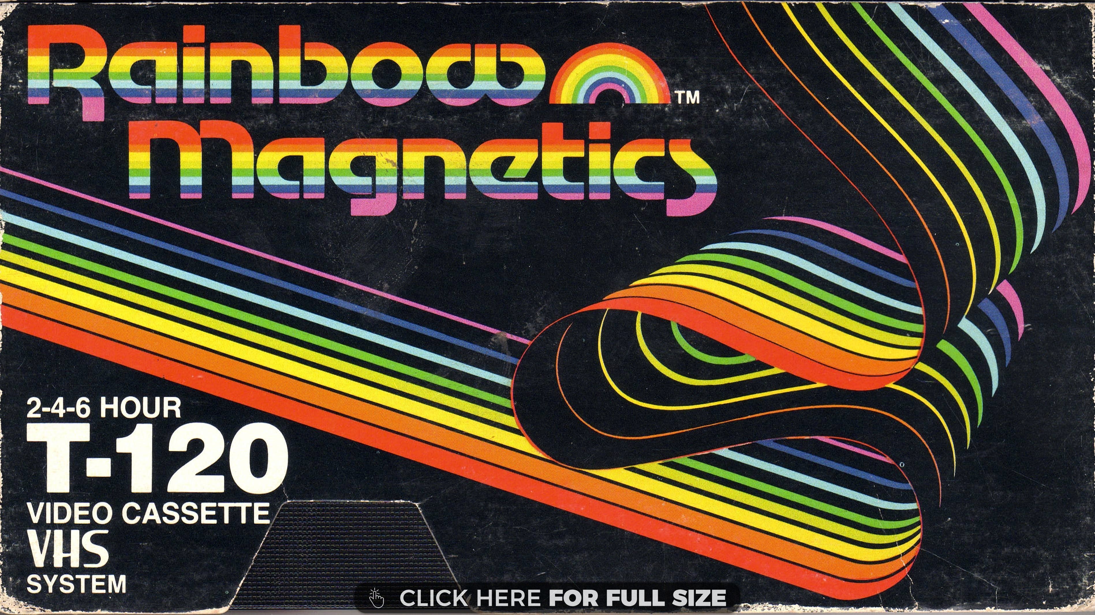 3800x2140 Rainbow Magnetics HD wallpaper. Vhs, Retro graphics, Cassette, Desktop