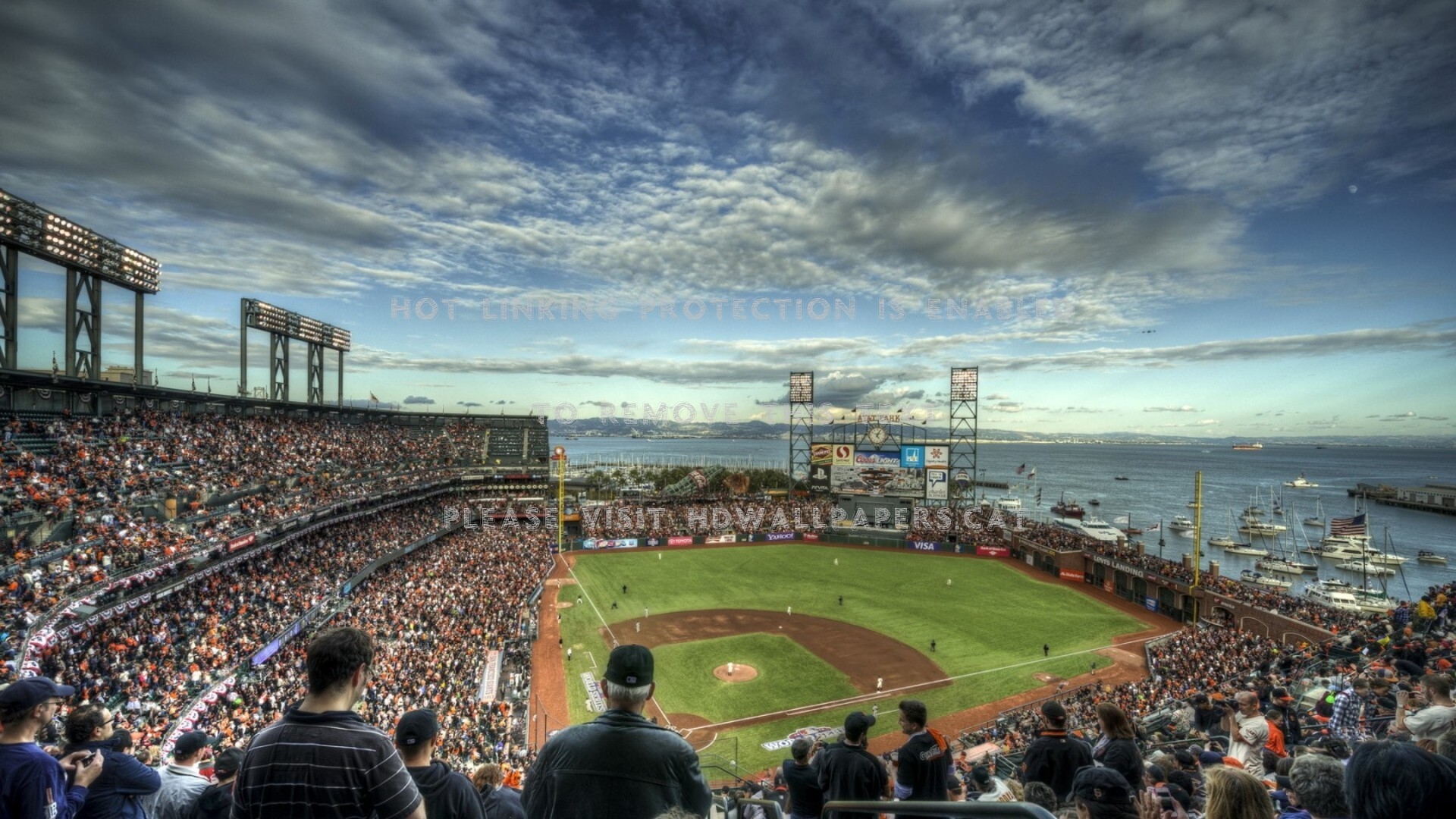 1920x1080 san francisco giants at&t baseball park bay, Desktop