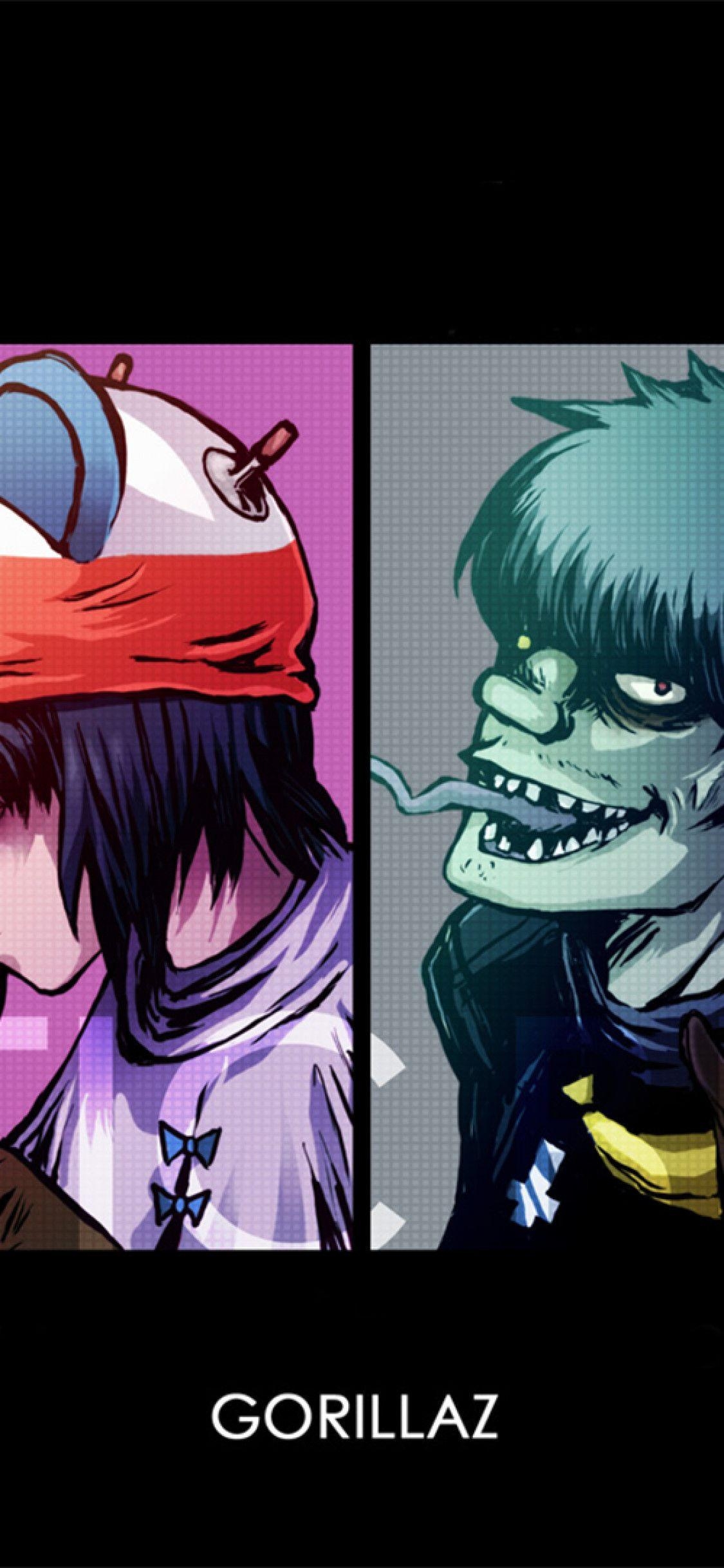 1130x2440 Gorillaz iPhone Wallpaper Free Gorillaz iPhone Background, Phone