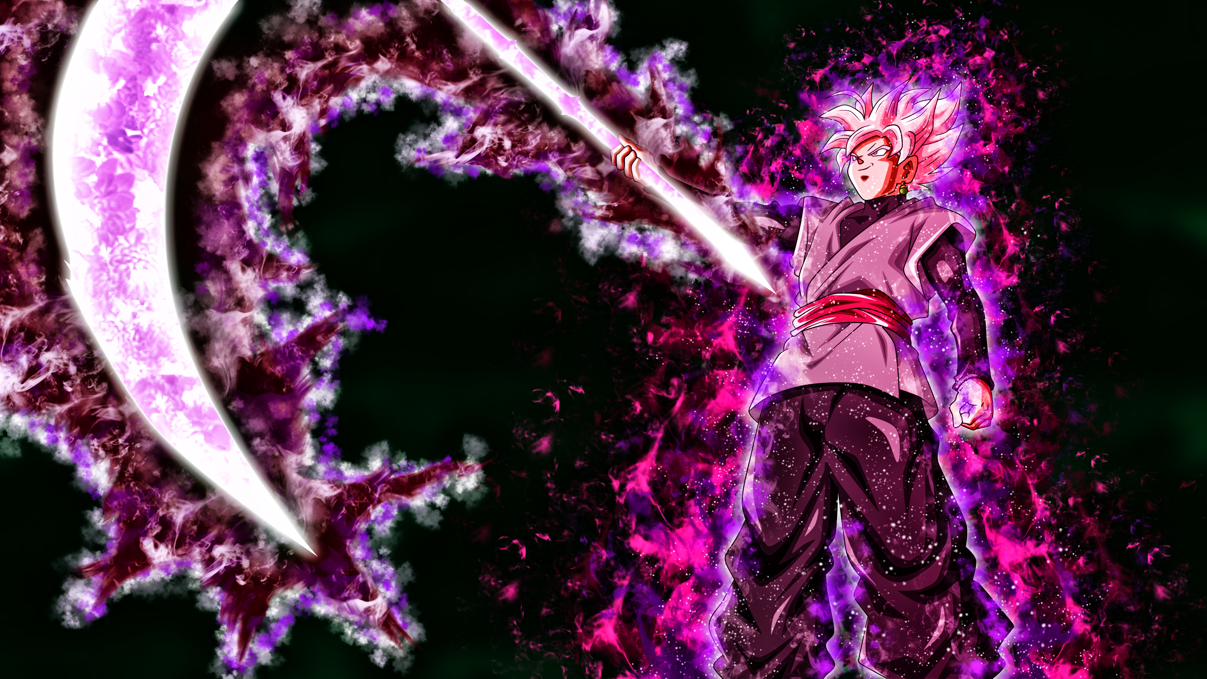 3840x2160 Goku Black Rose Wallpaper, Desktop