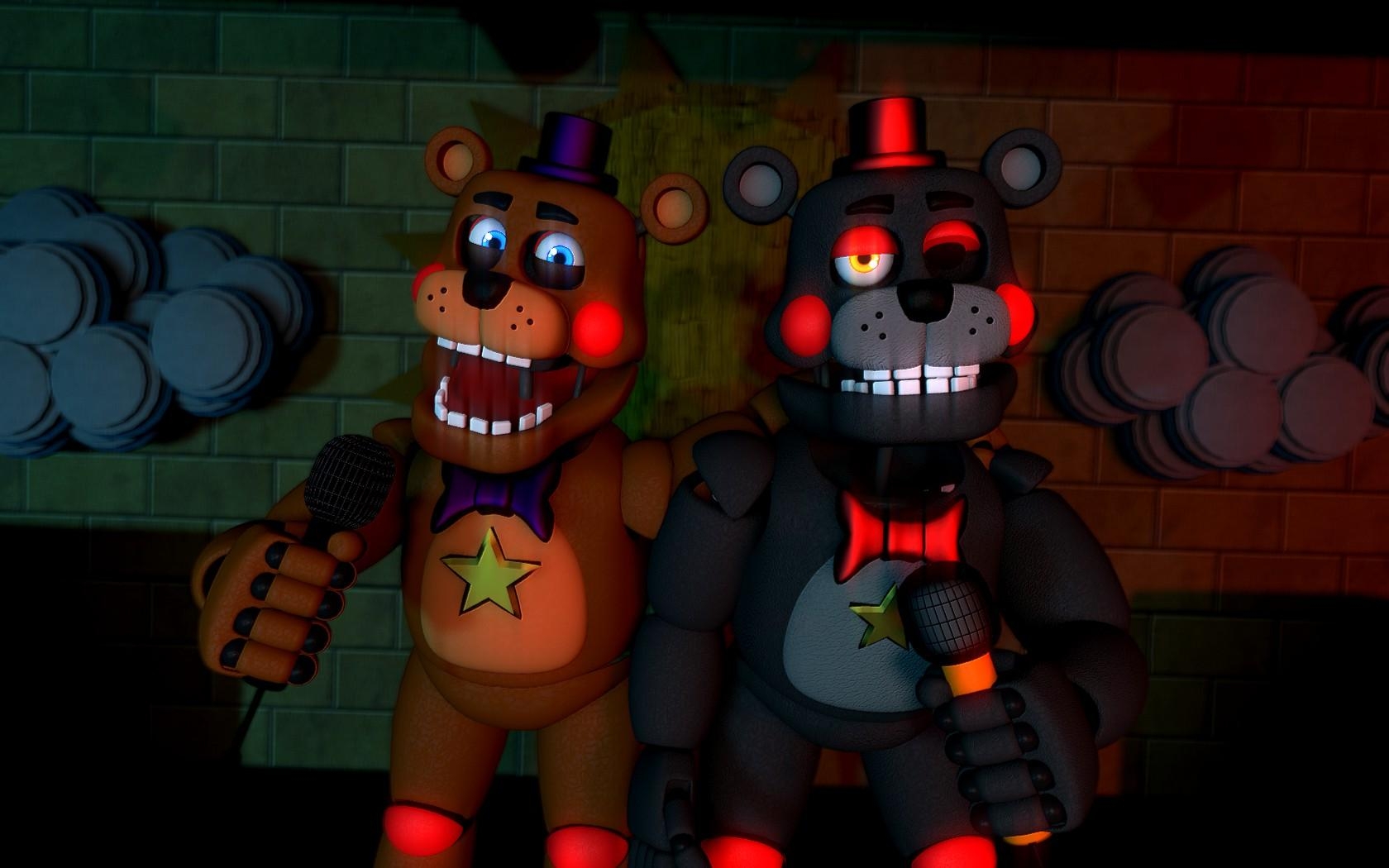 1680x1050 Steam Workshop - [FFPS FNAF 6] Lefty And Rockstar Freddy, Desktop