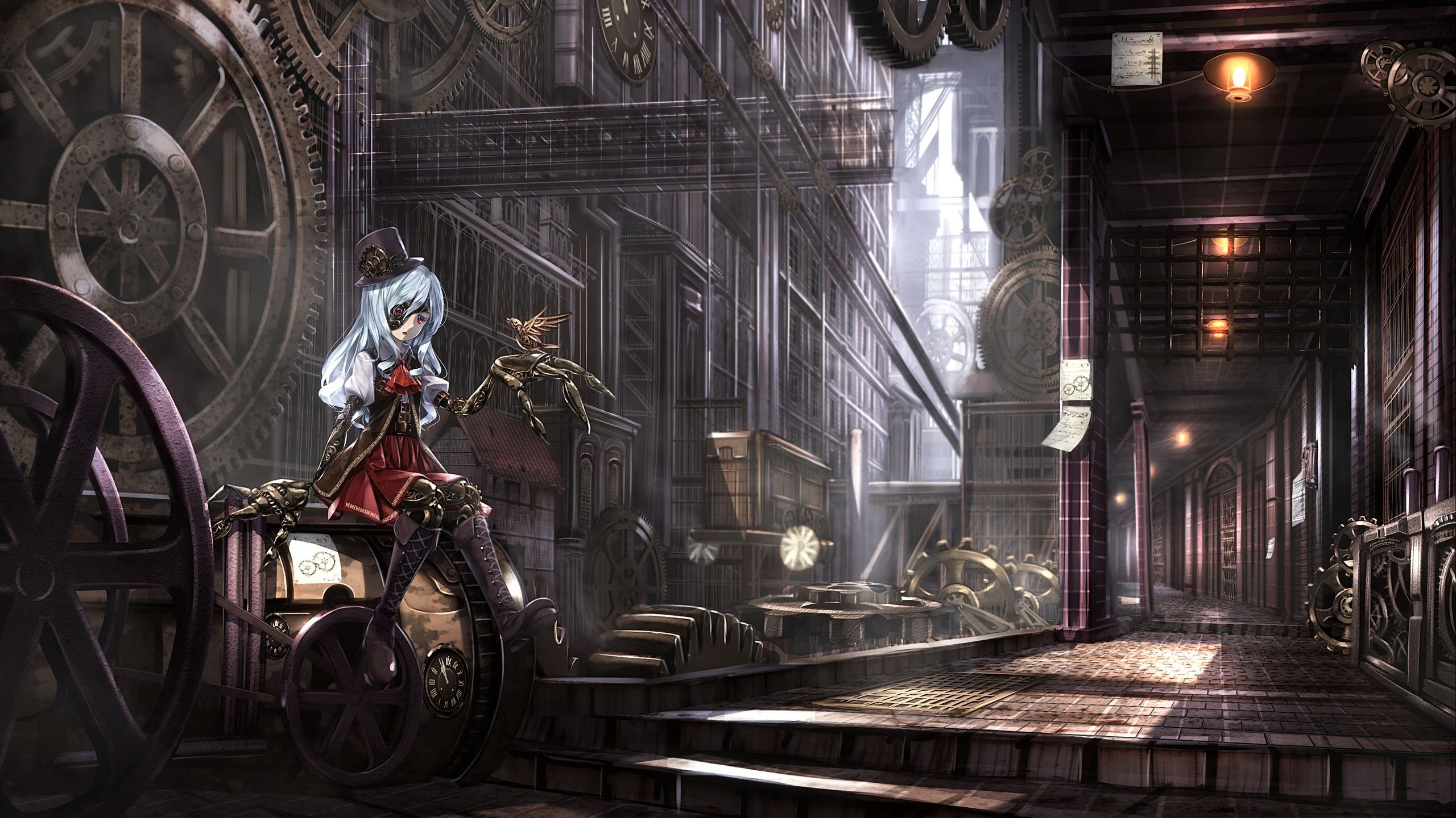 2560x1440 Anime Steampunk Wallpaper Free Anime Steampunk Background, Desktop