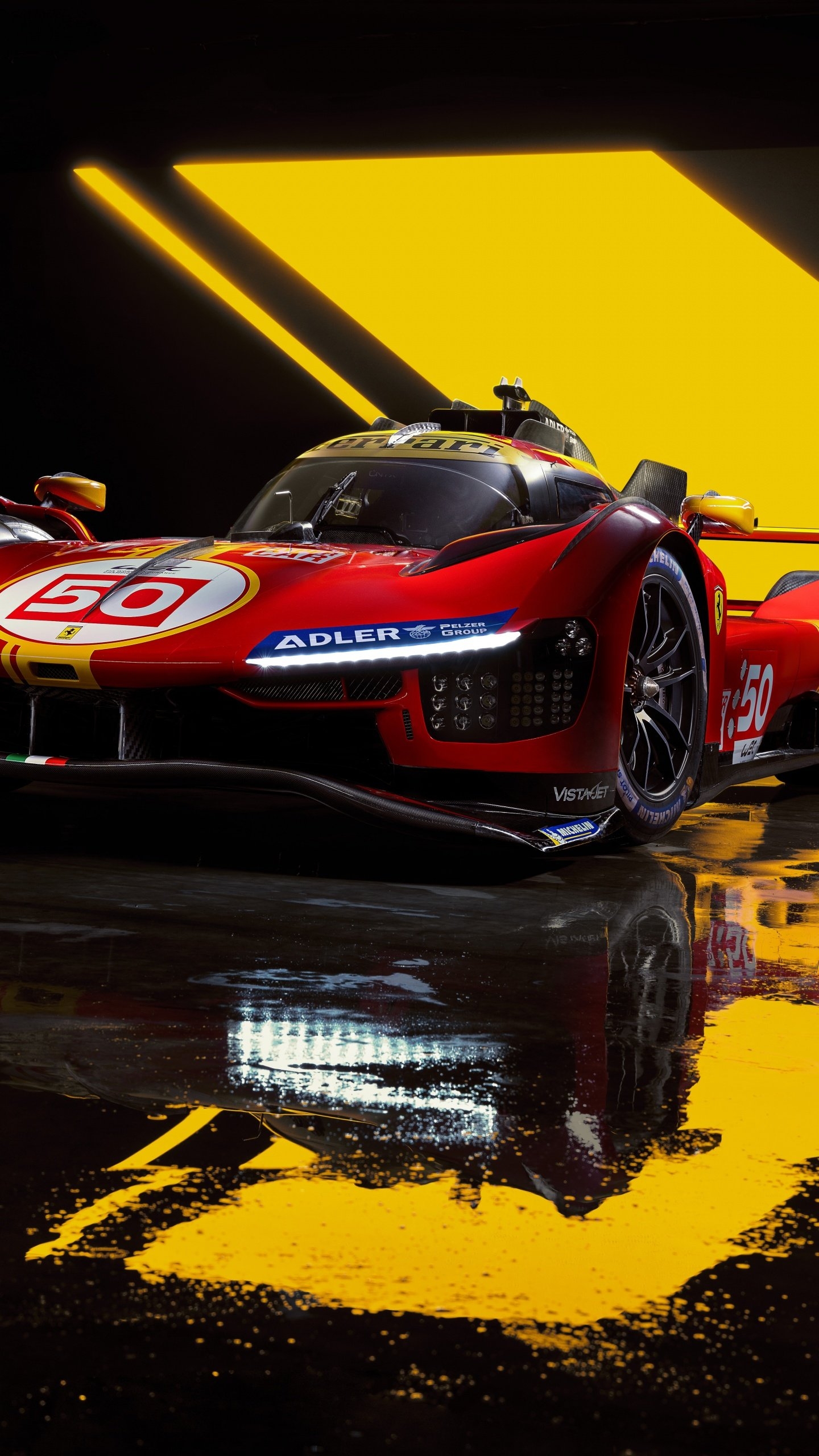 1440x2560 Ferrari 499P Wallpaper 4K, 2023 World Endurance Championship, Phone